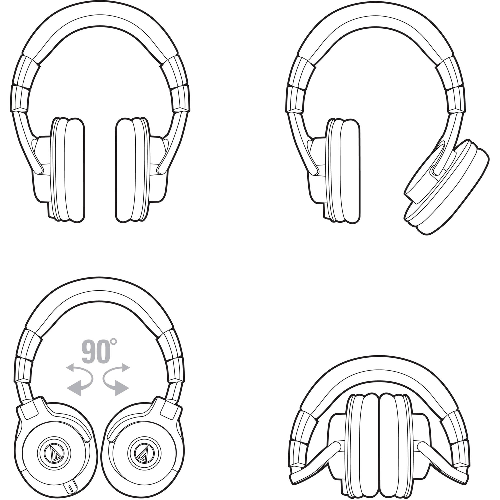 Audio-Technica ATH-M40x Professional Monitor Headphones