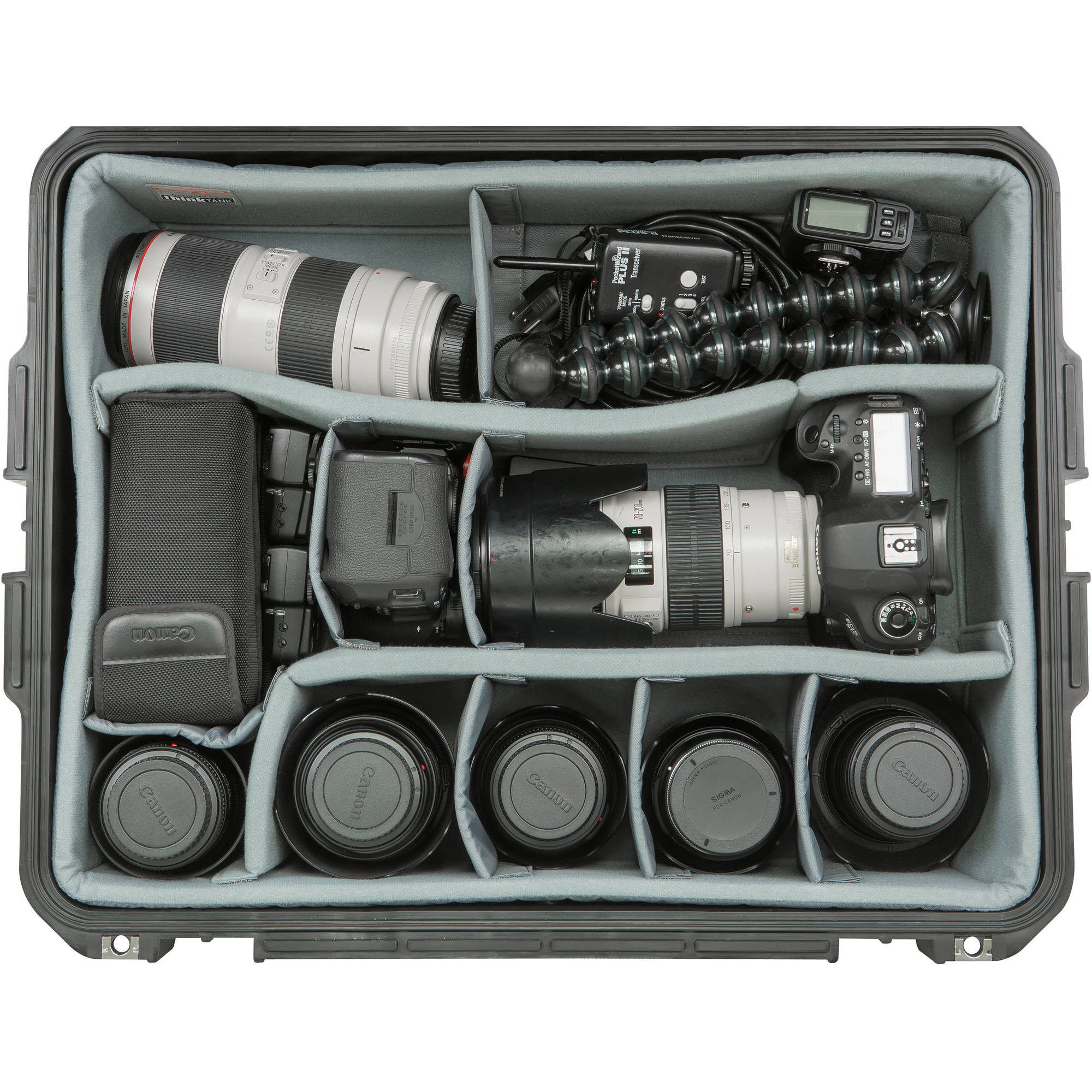 SKB 3i-2217-8DL iSeries Waterproof Case (Think Tank Designed Dividers & Lid Organizer)