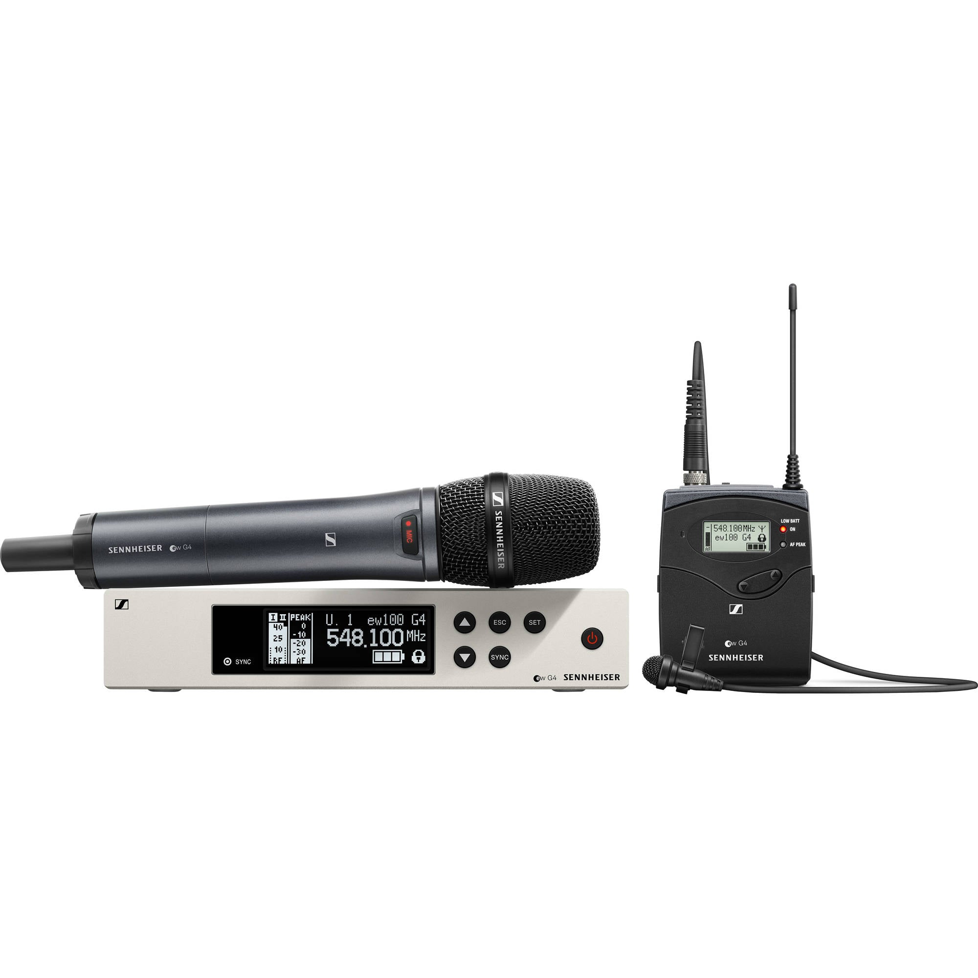 Sennheiser ew 100 G4-ME2/835-S Wireless Combo System (A1: 470-516 MHz)