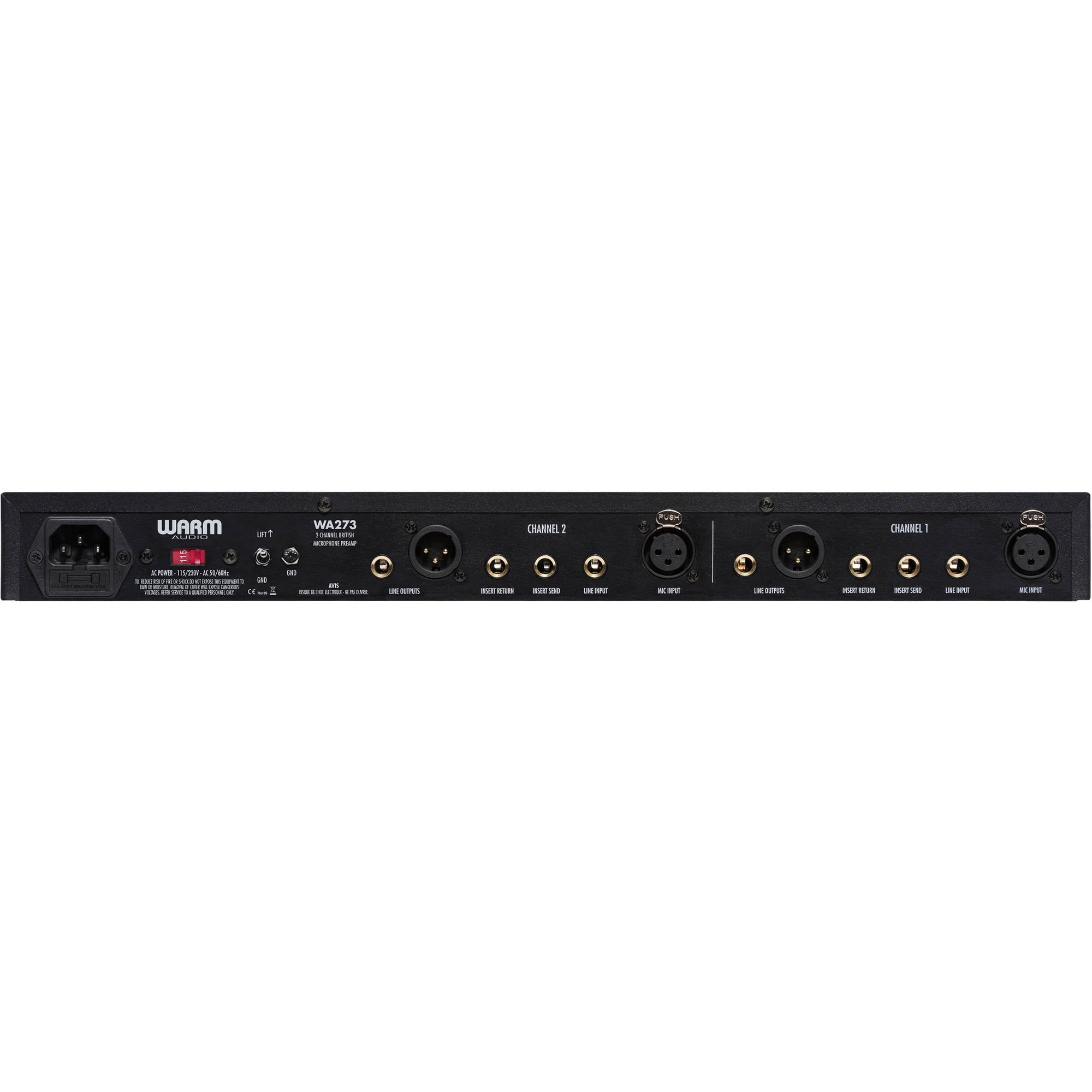 Warm Audio WA273 Dual Channel British Microphone Preamp