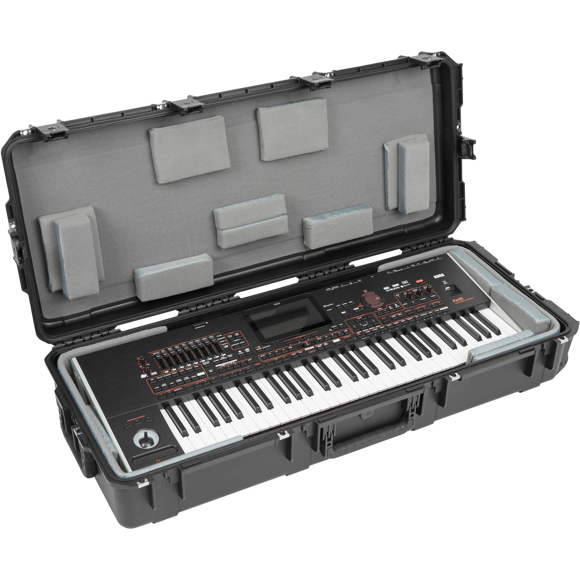 SKB 3i-4217-TKBD iSeries Waterproof 61-Note Keyboard Case with Wheels