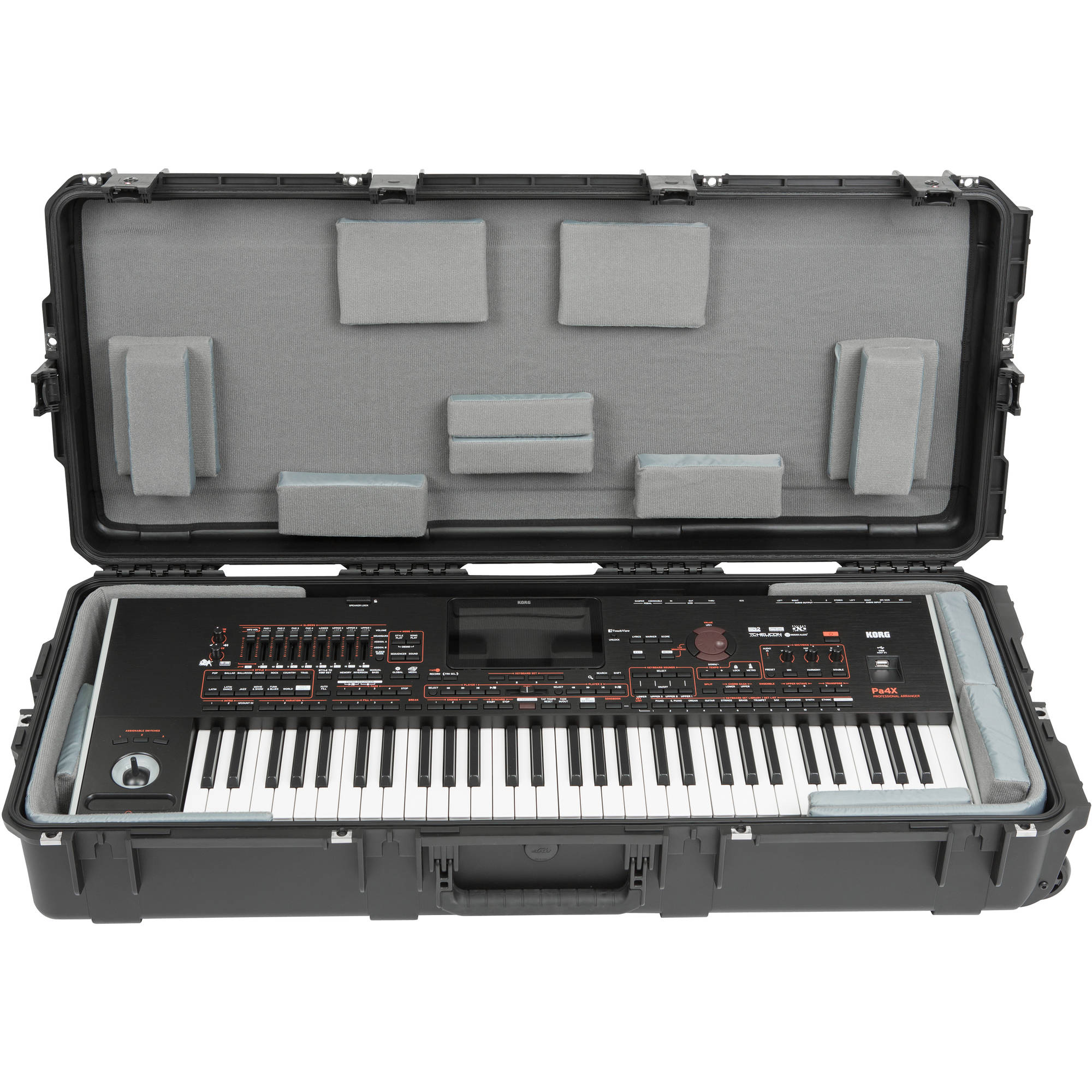 SKB 3i-4217-TKBD iSeries Waterproof 61-Note Keyboard Case with Wheels