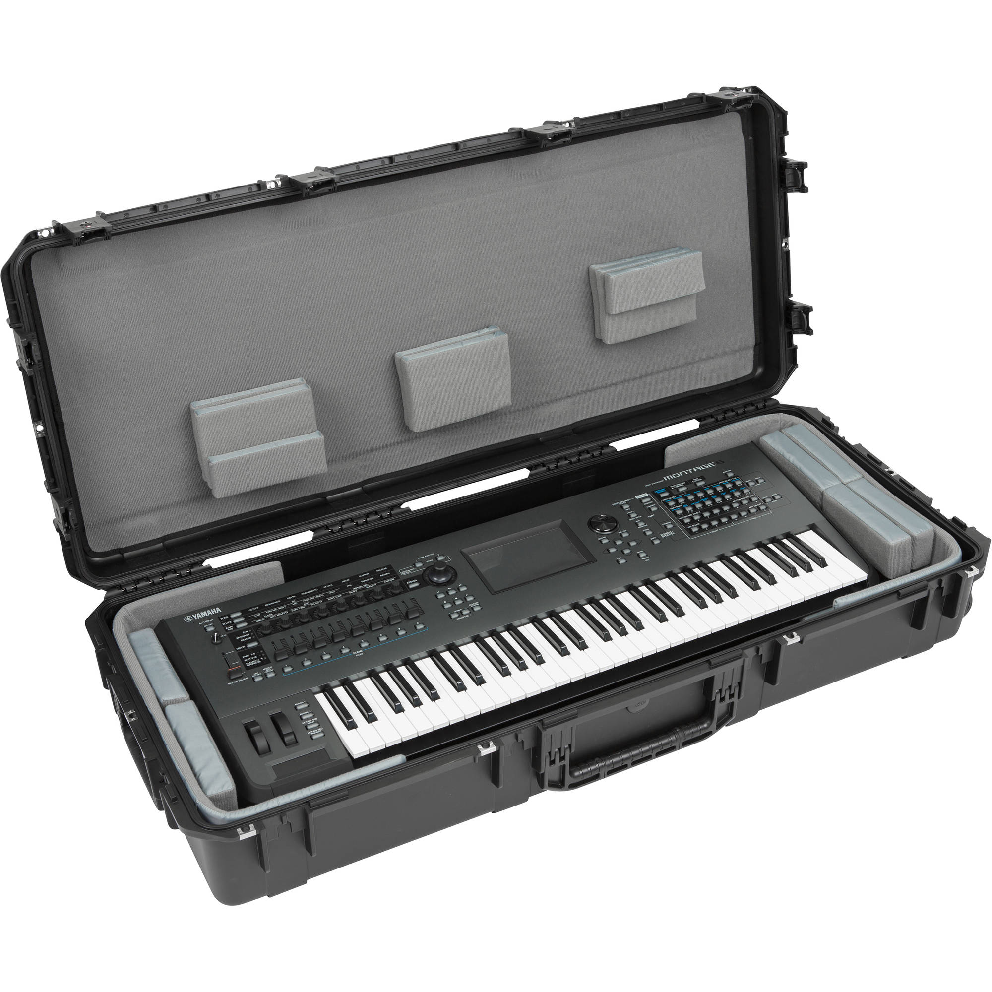 SKB 3i-4719-TKBD iSeries Waterproof 61-Note Keyboard Case with Wheels