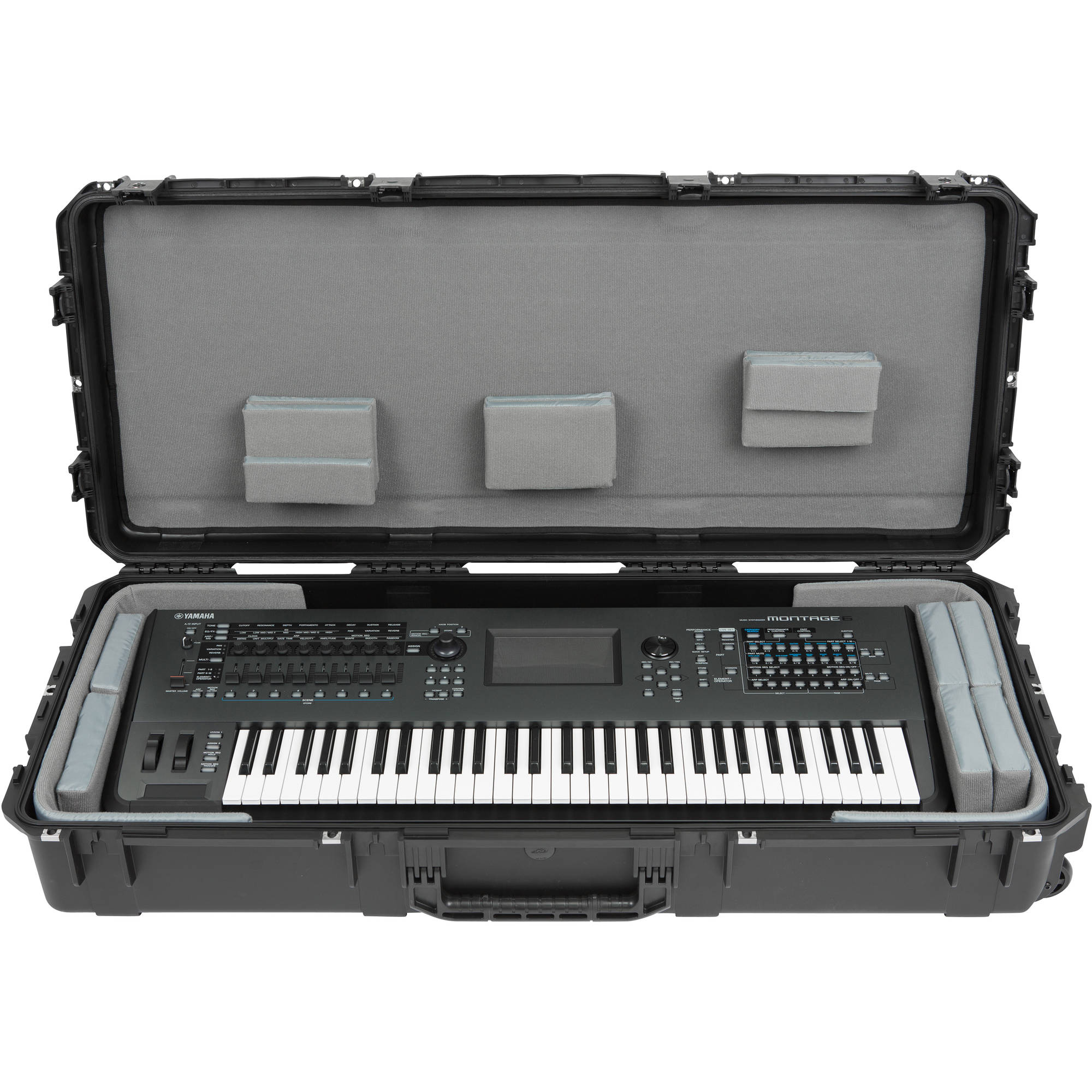 SKB 3i-4719-TKBD iSeries Waterproof 61-Note Keyboard Case with Wheels