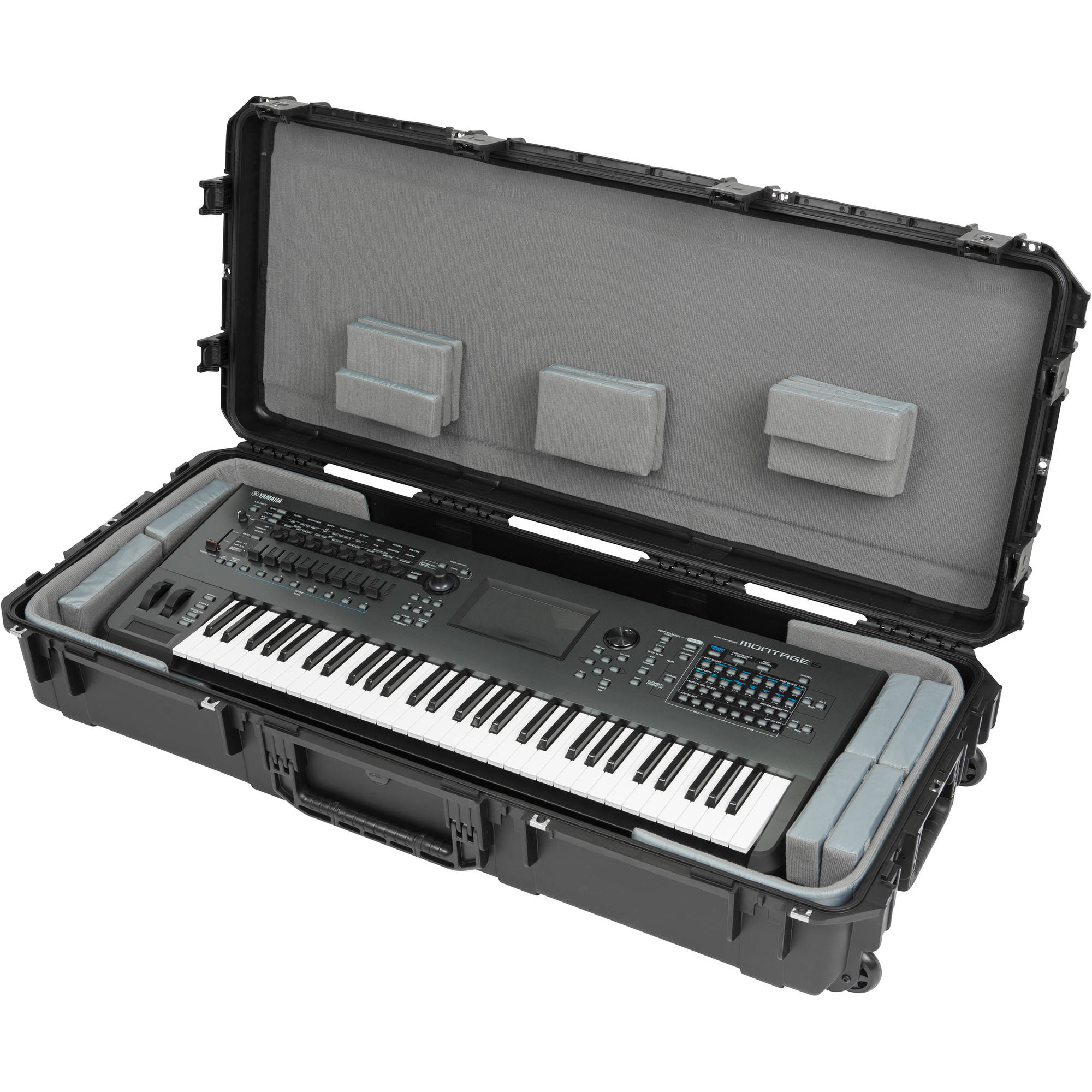 SKB 3i-4719-TKBD iSeries Waterproof 61-Note Keyboard Case with Wheels