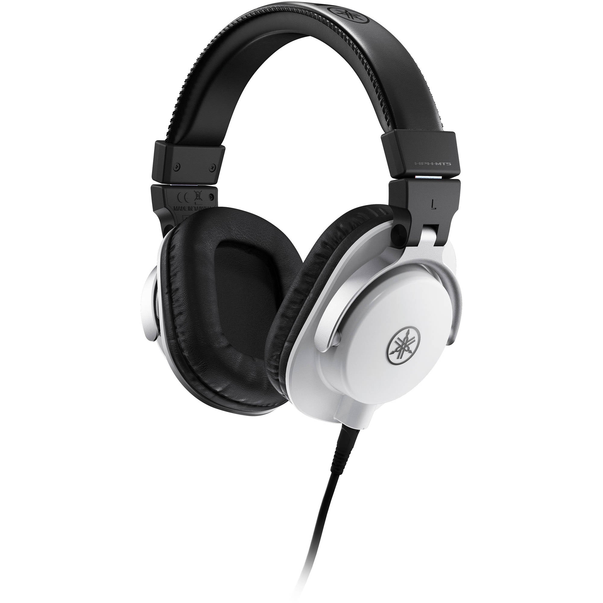 Yamaha HPH-MT5W Studio Monitoring Headphones (White)