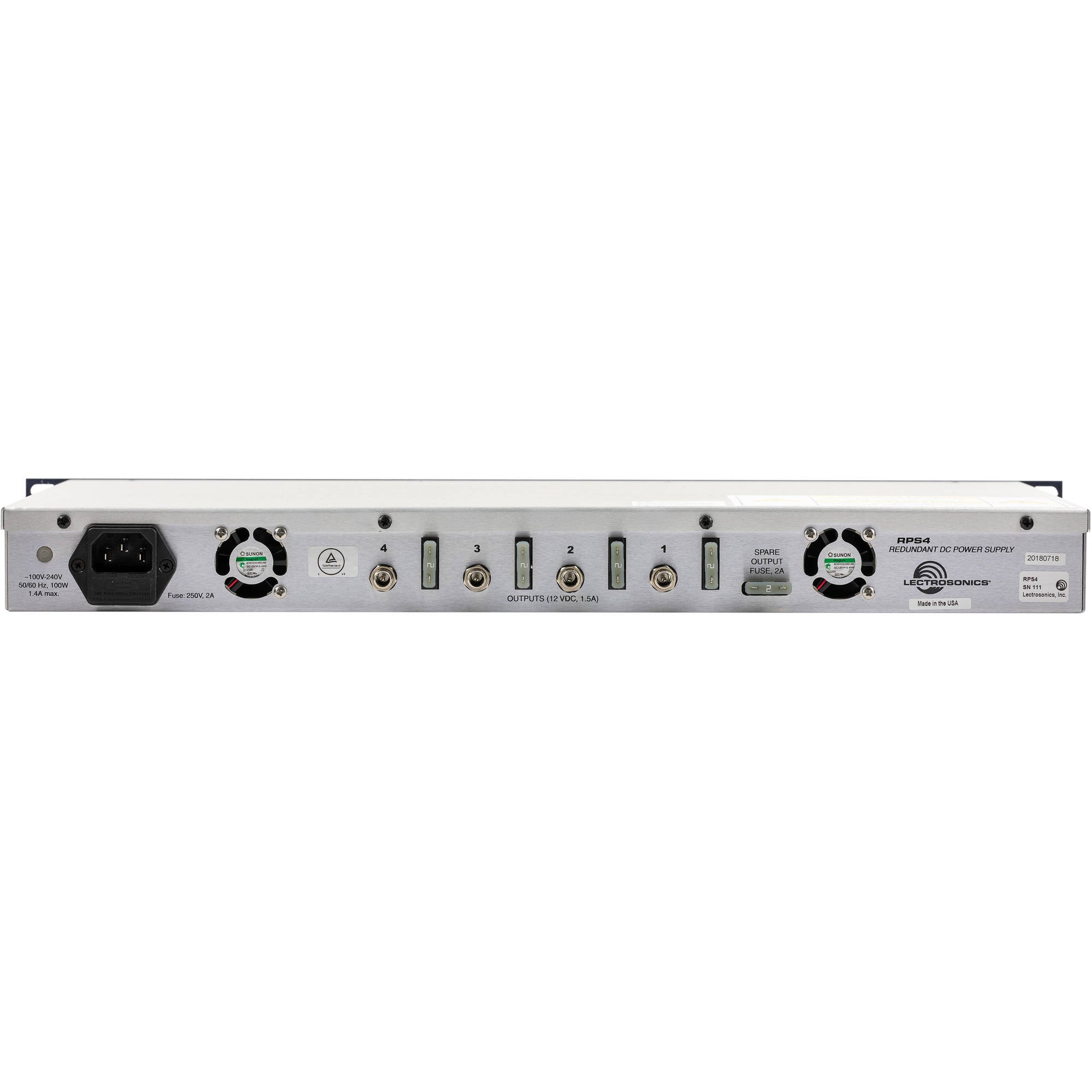 Lectrosonics RPS4 Redundant DC Power Supply