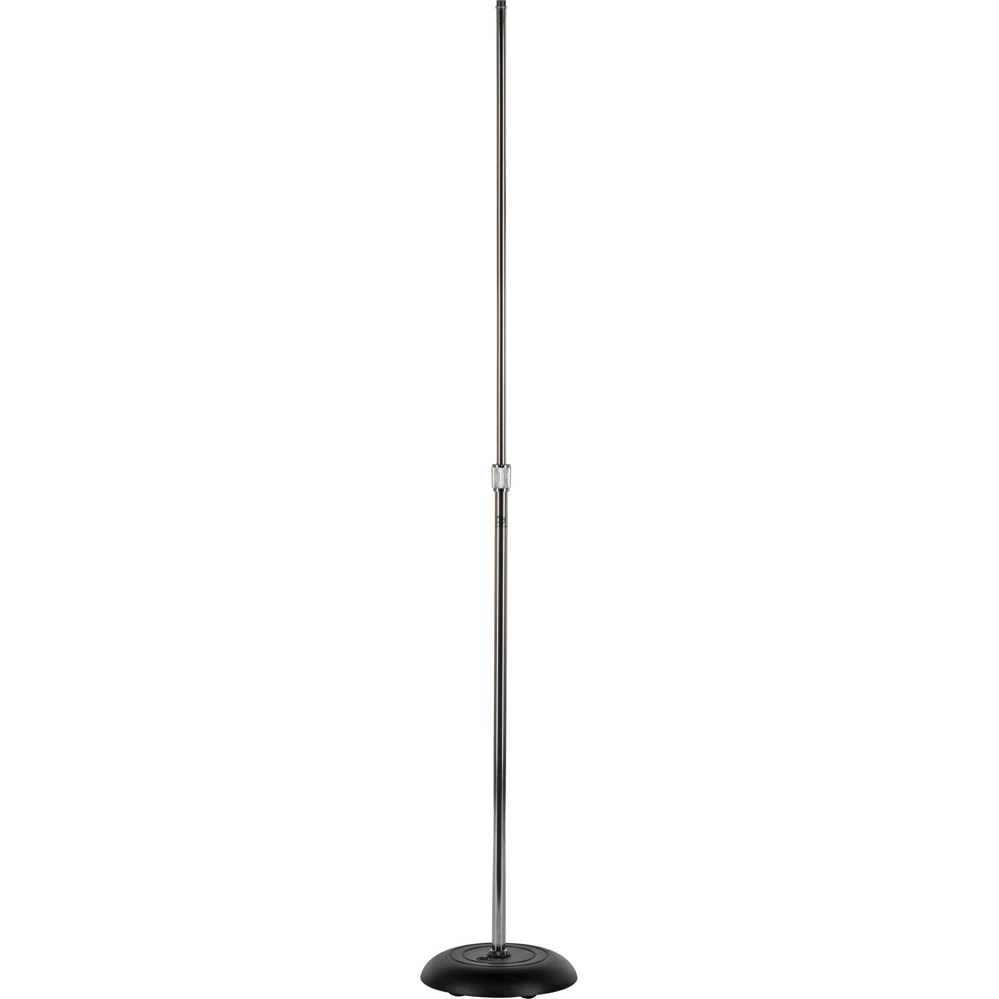 AtlasIED MS-10C All-Purpose Round Base Microphone Stand (Chrome)