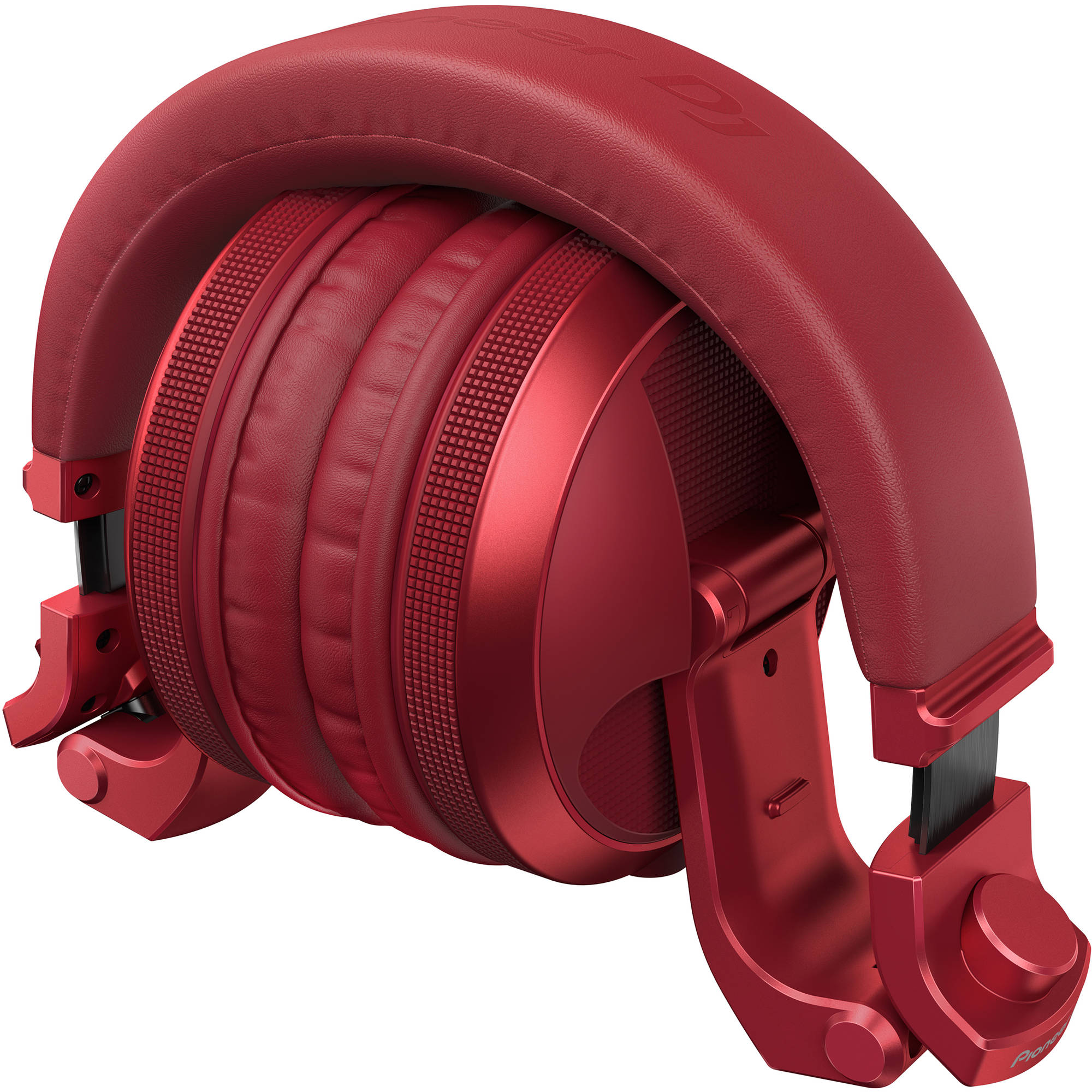 Pioneer DJ HDJ-X5BT Bluetooth Over-Ear DJ Headphones (Metallic Red)