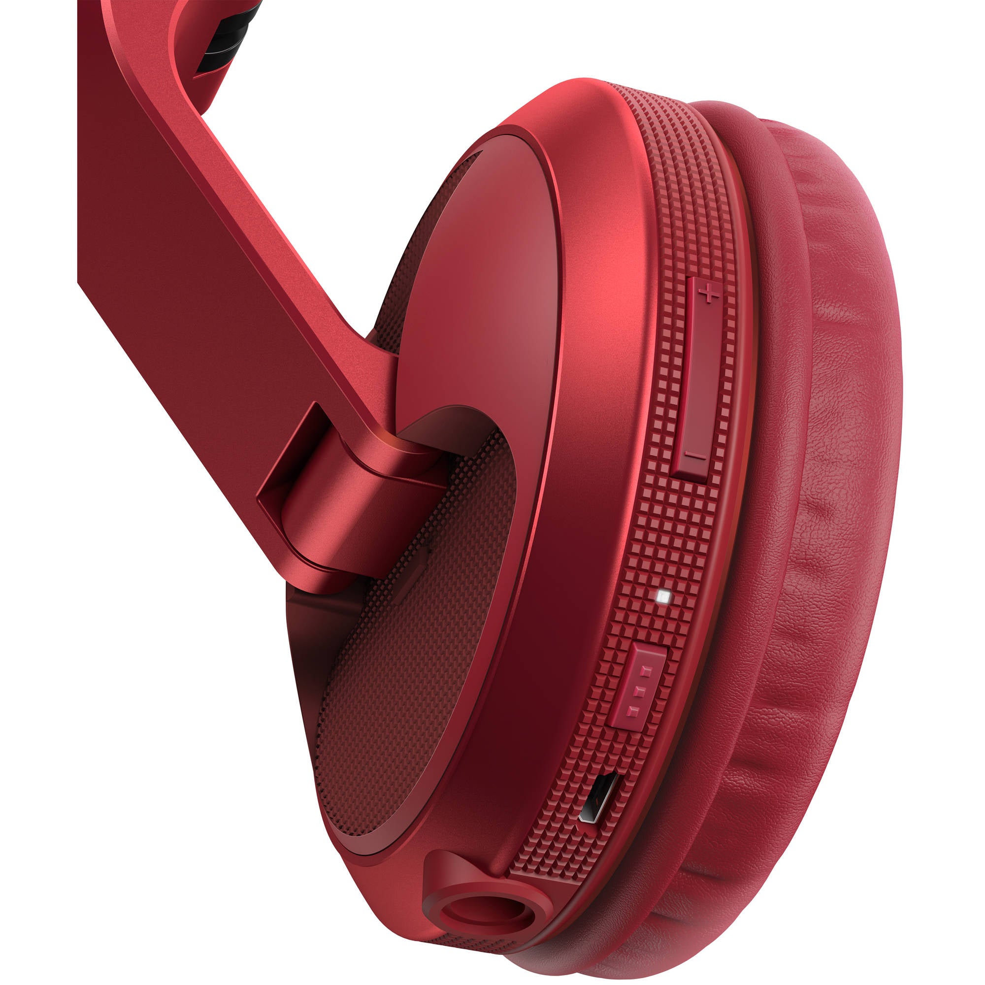 Pioneer DJ HDJ-X5BT Bluetooth Over-Ear DJ Headphones (Metallic Red)