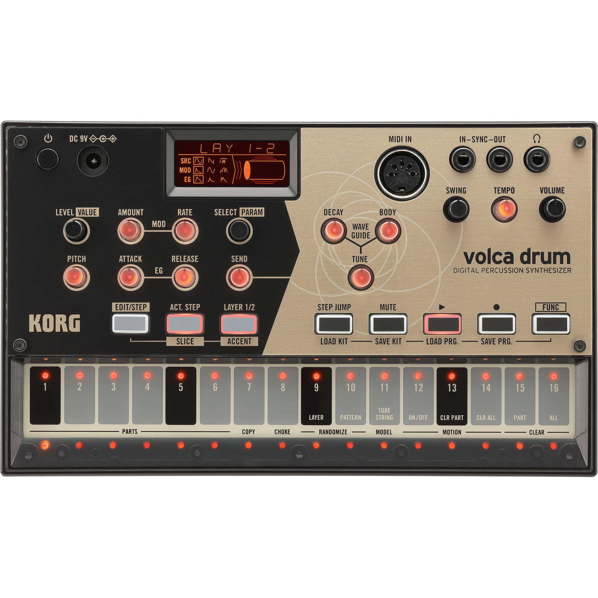 Korg Volca Drum Physical Modeling Drum Synthesizer