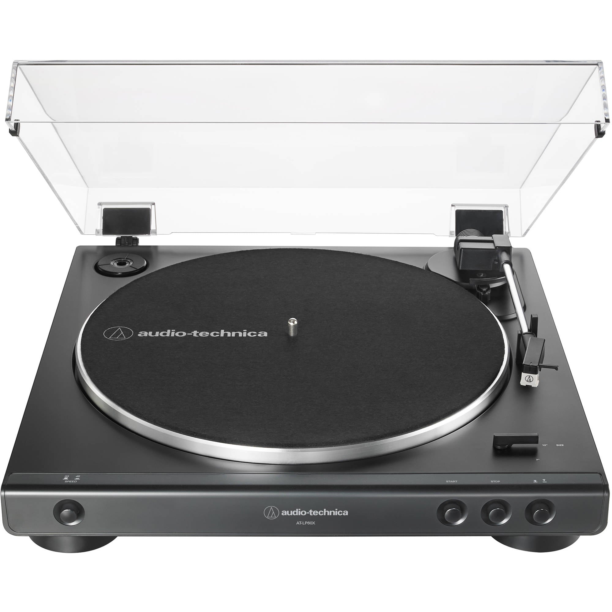 Audio-Technica AT-LP60X Fully Automatic Belt-Drive Turntable (Black)