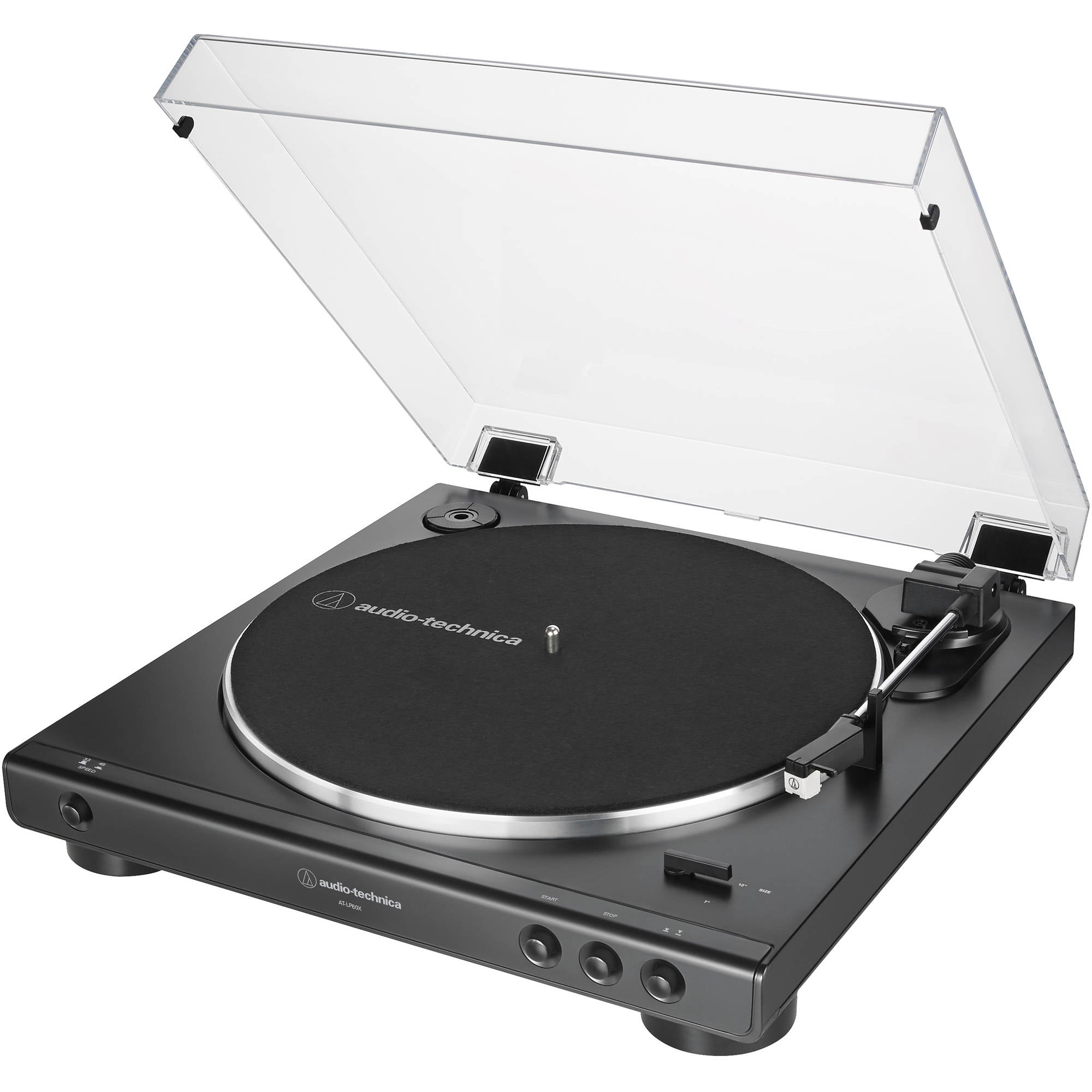 Audio-Technica AT-LP60X Fully Automatic Belt-Drive Turntable (Black)