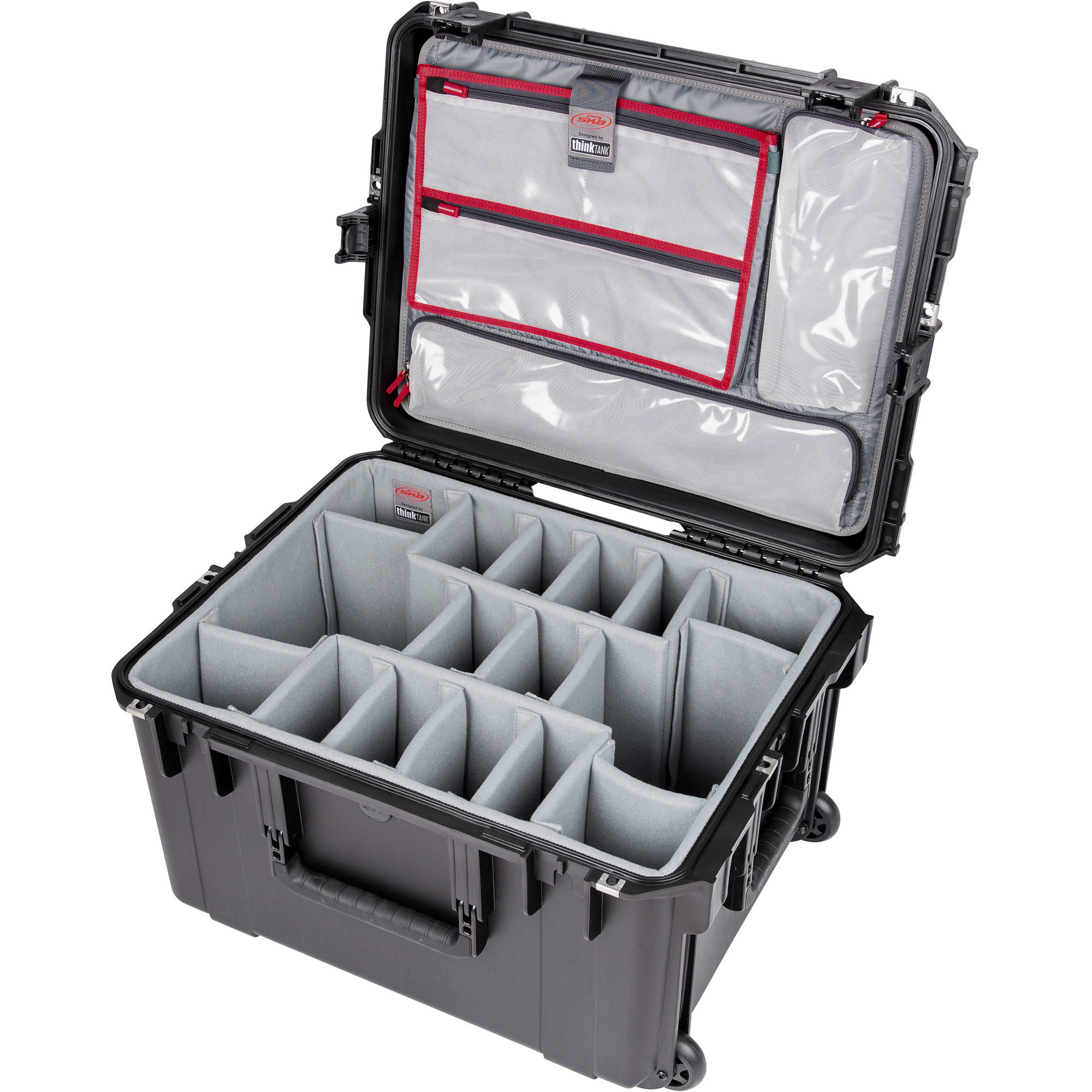 SKB 3i-2217-12PL iSeries Waterproof Case (Think Tank Designed Photo Dividers & Lid Organizer)