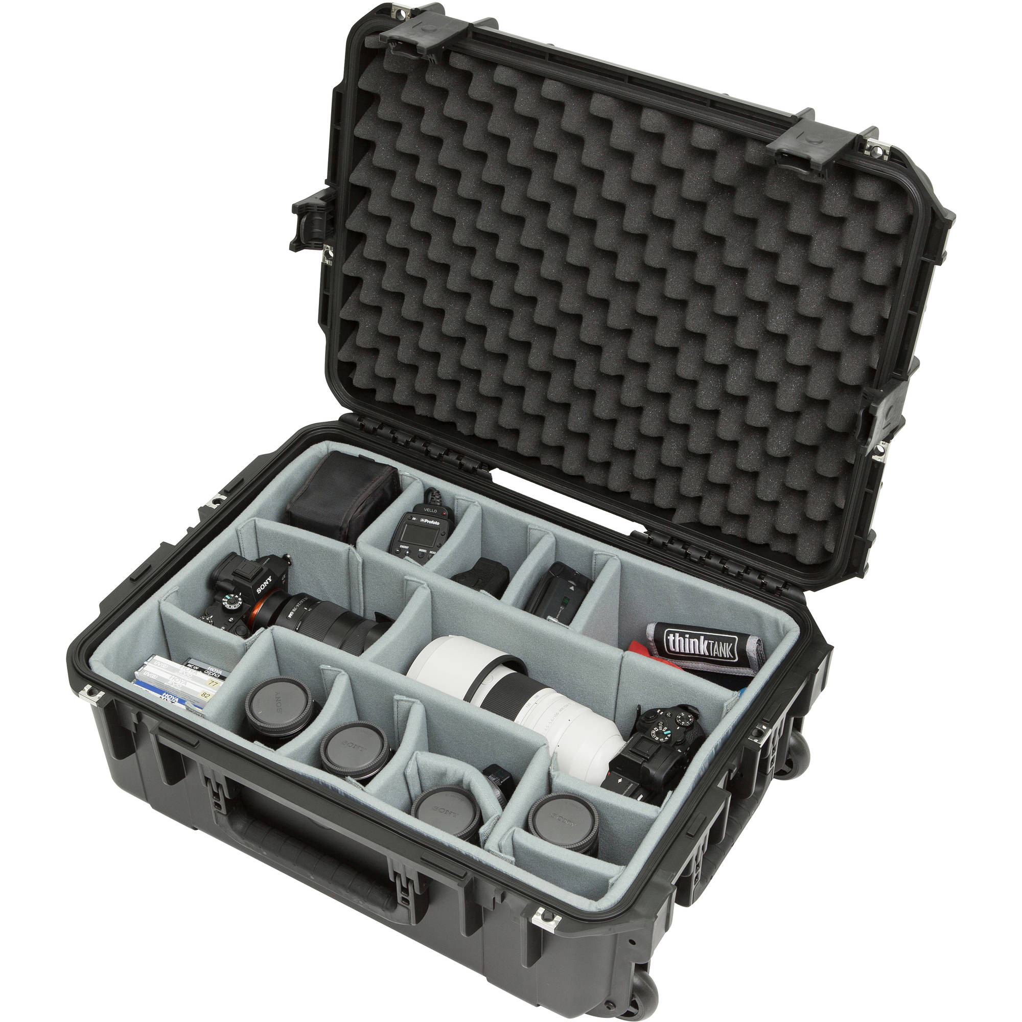 SKB 3i-2215-8DT iSeries Waterproof Case (Think Tank Designed Photo Dividers)