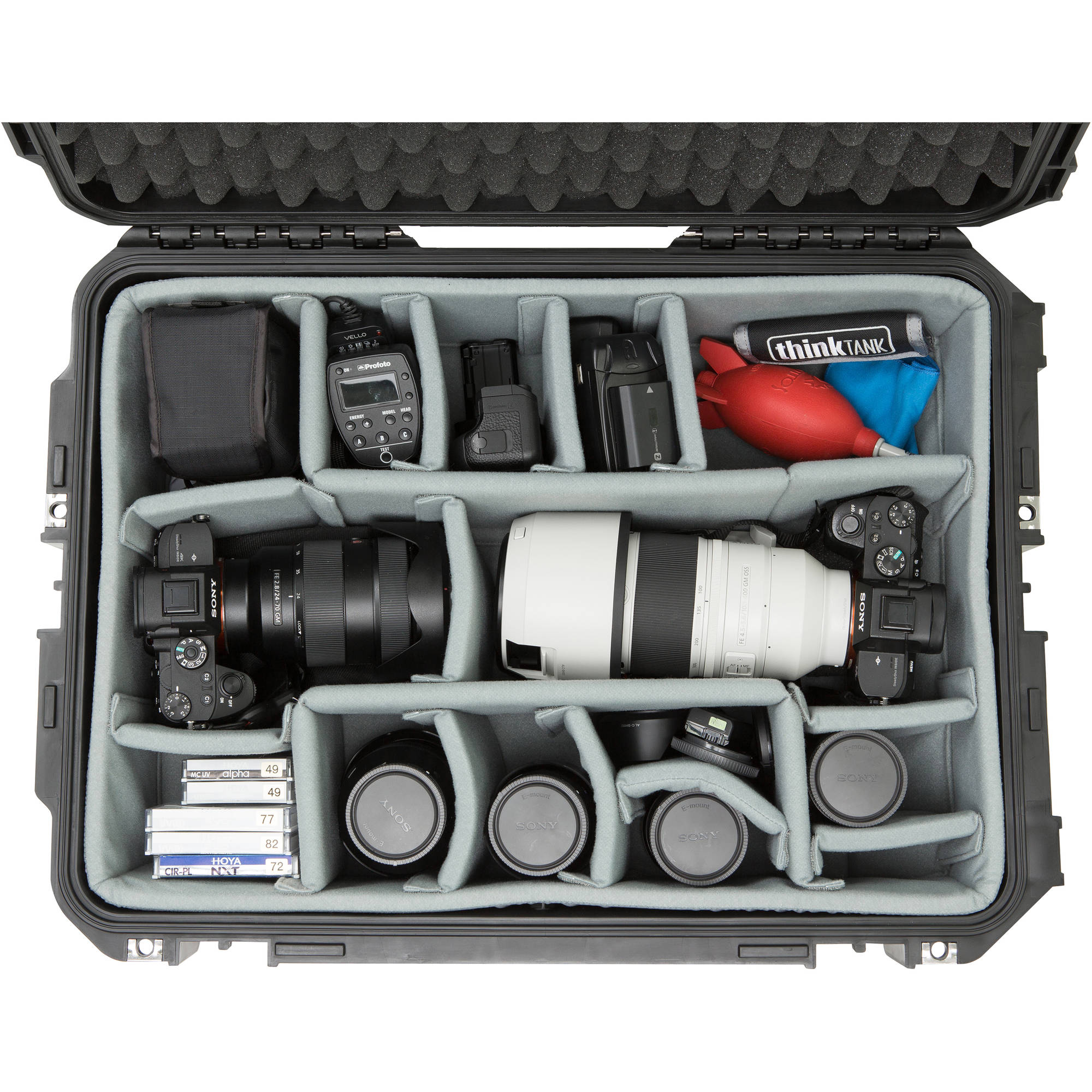 SKB 3i-2215-8DT iSeries Waterproof Case (Think Tank Designed Photo Dividers)