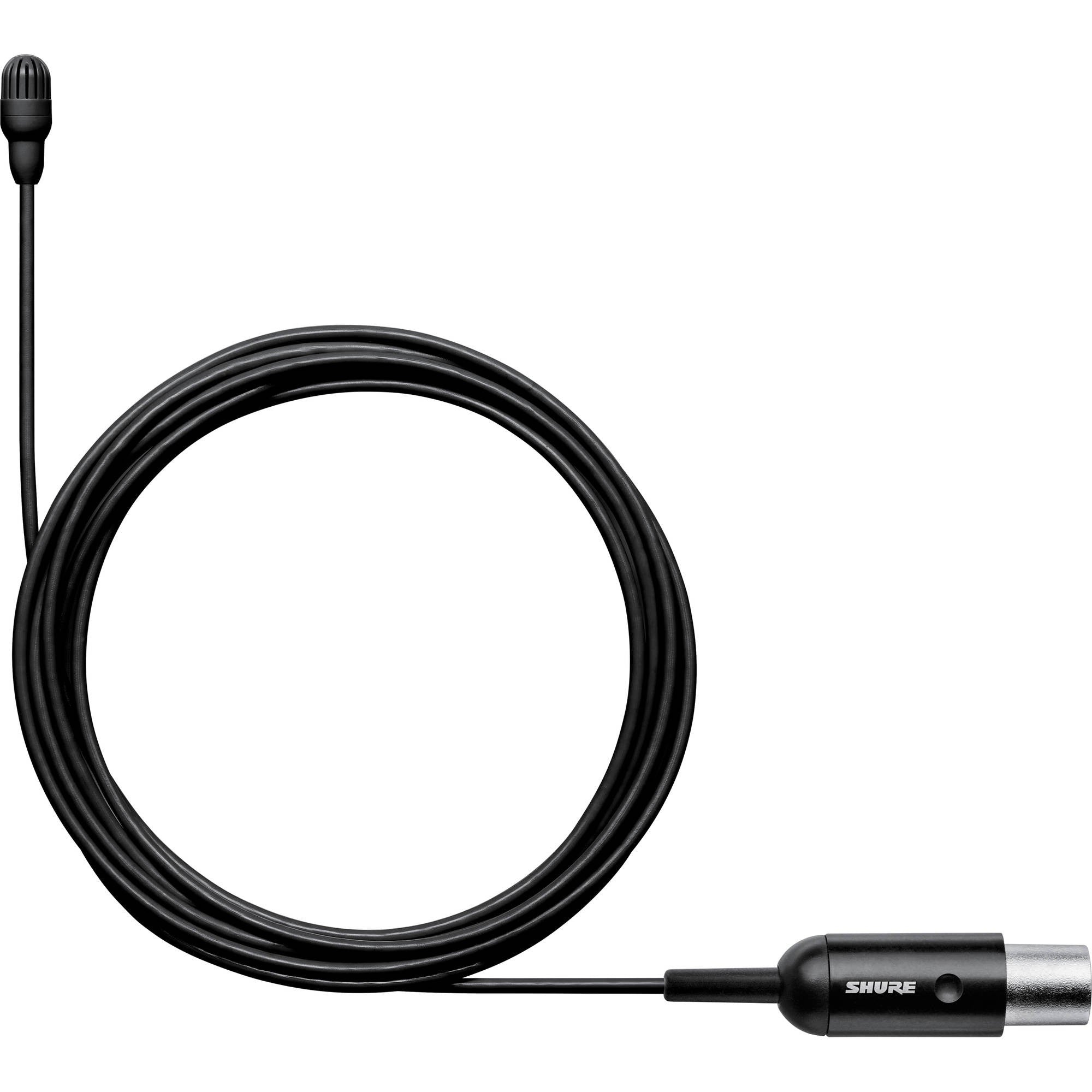 Shure TwinPlex TL46 Omnidirectional Lavalier Microphone (TA4F, Black)