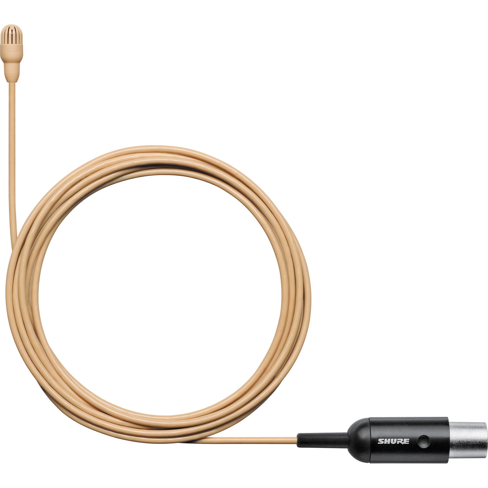 Shure TwinPlex TL46 Omnidirectional Lavalier Microphone (TA4F, Tan)