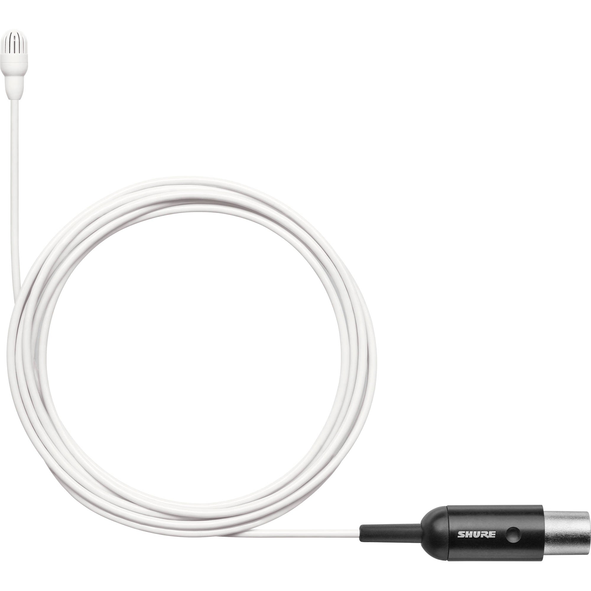 Shure TwinPlex TL46 Omnidirectional Lavalier Microphone (TA4F, White)