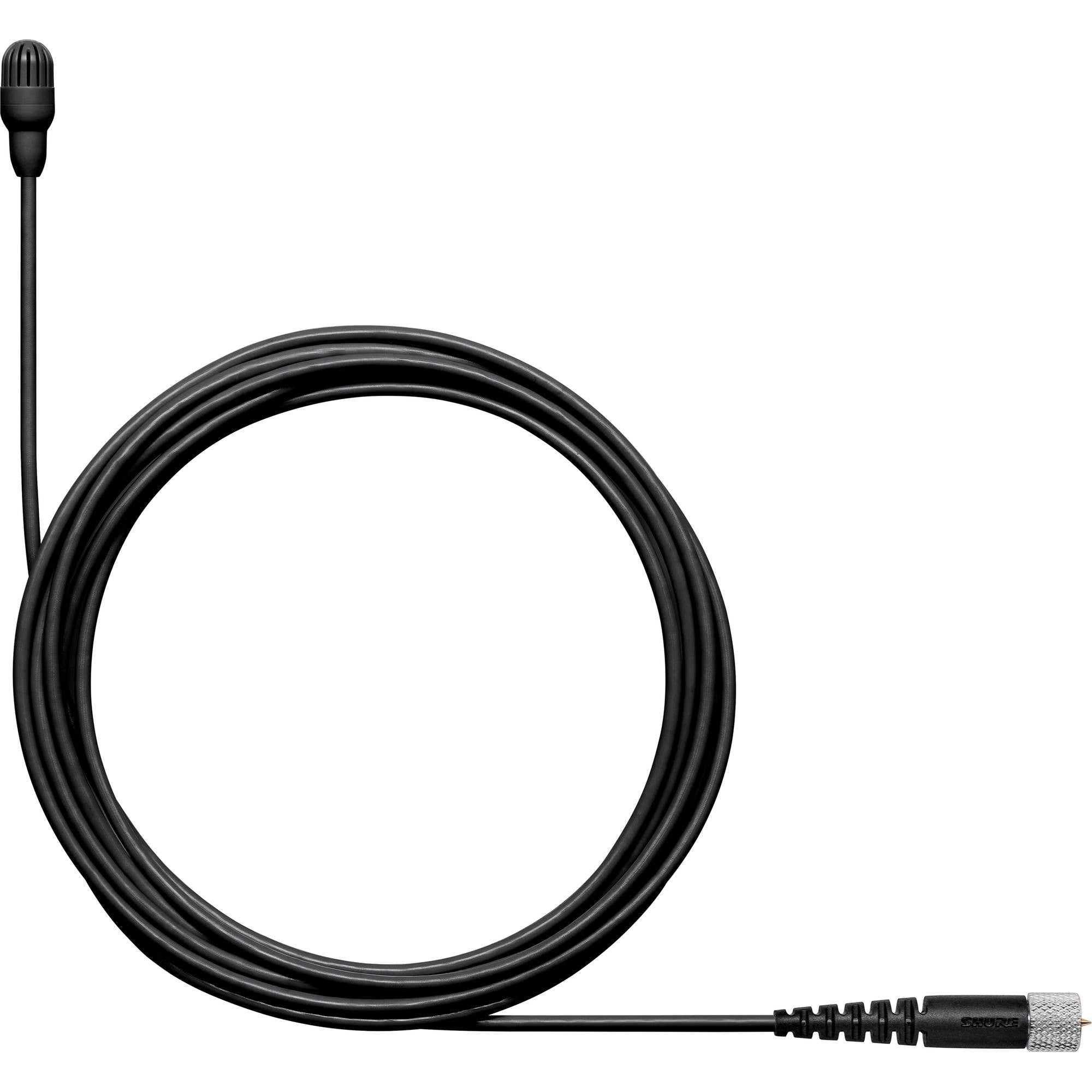 Shure TwinPlex TL47 Omnidirectional Lavalier Microphone with Accessories (Microdot, Black)