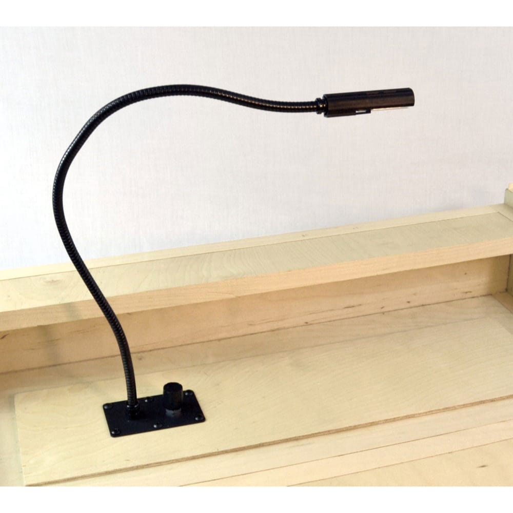 Littlite LA-18PE-LED Gooseneck LED Lectern Light with Euro Power Supply ...