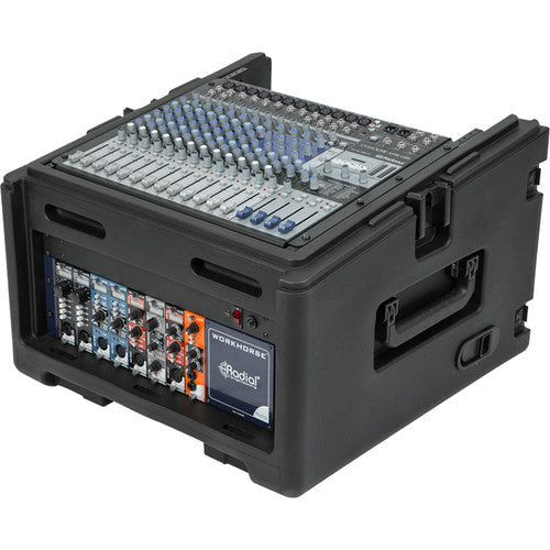 SKB 1SKB-R104W 10x4 Compact Rolling Rack Case (10U x 4U)