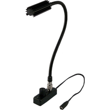 Littlite L-8/12E-HI High Intensity Detachable TNC Gooseneck Lampset with Euro Power Supply (12")