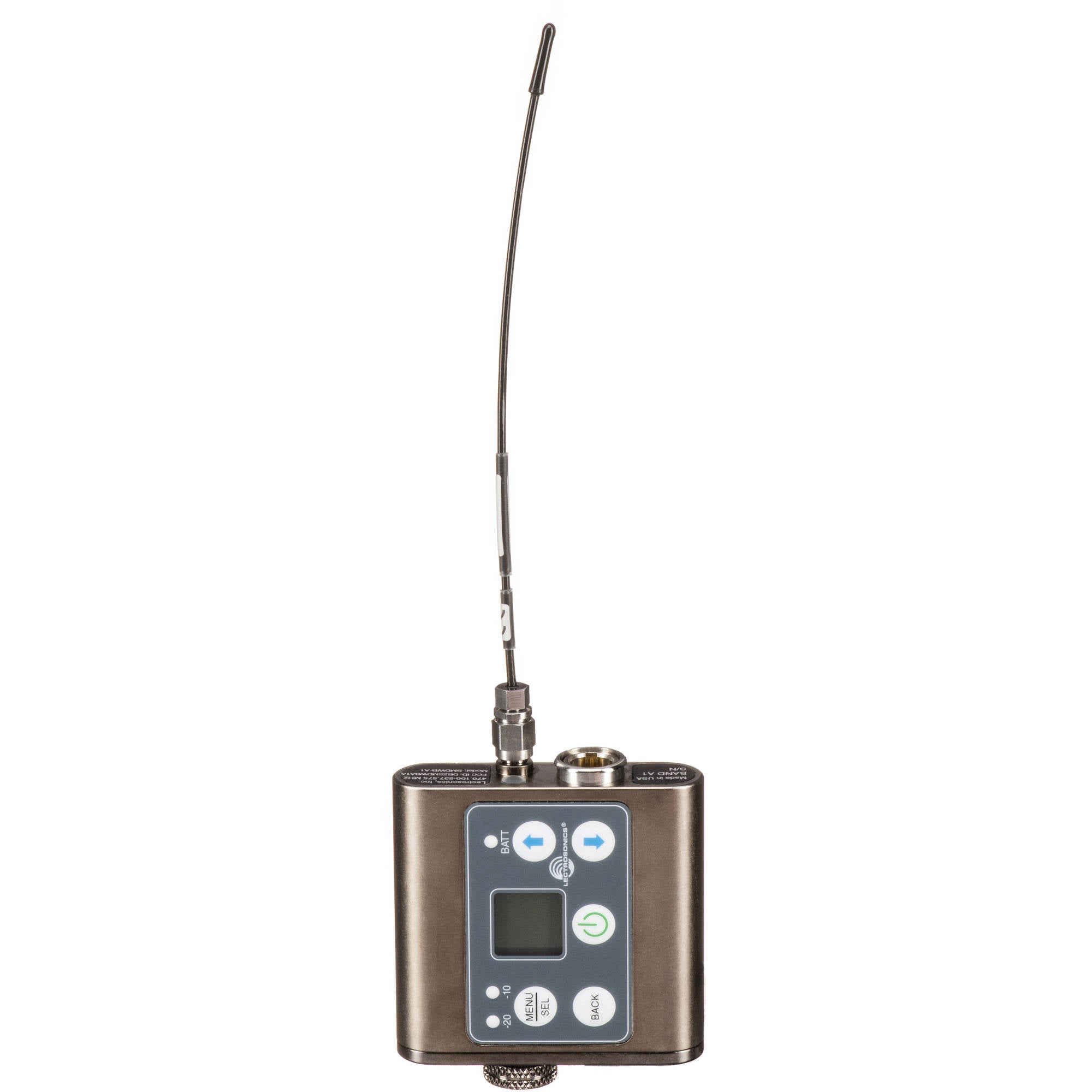 Lectrosonics SMDWB Wideband Beltpack Transmitter (Band A1, 470.100-537.575 MHz)