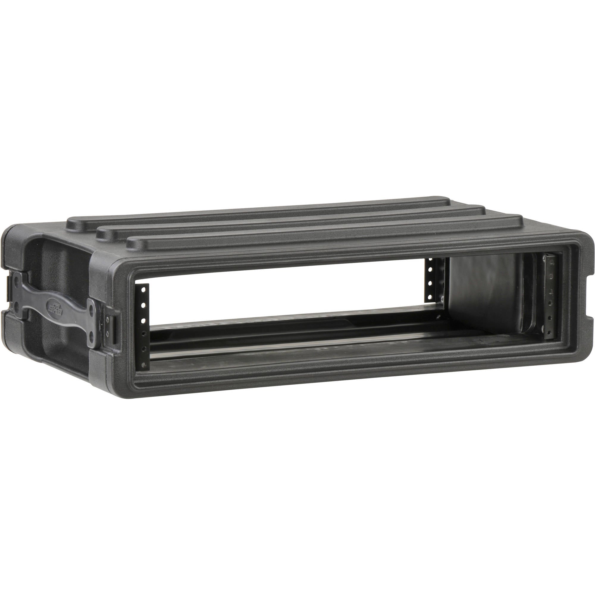 SKB 1SKB-R2S Roto-Molded Shallow Rack Case with Steel Rails (2U)