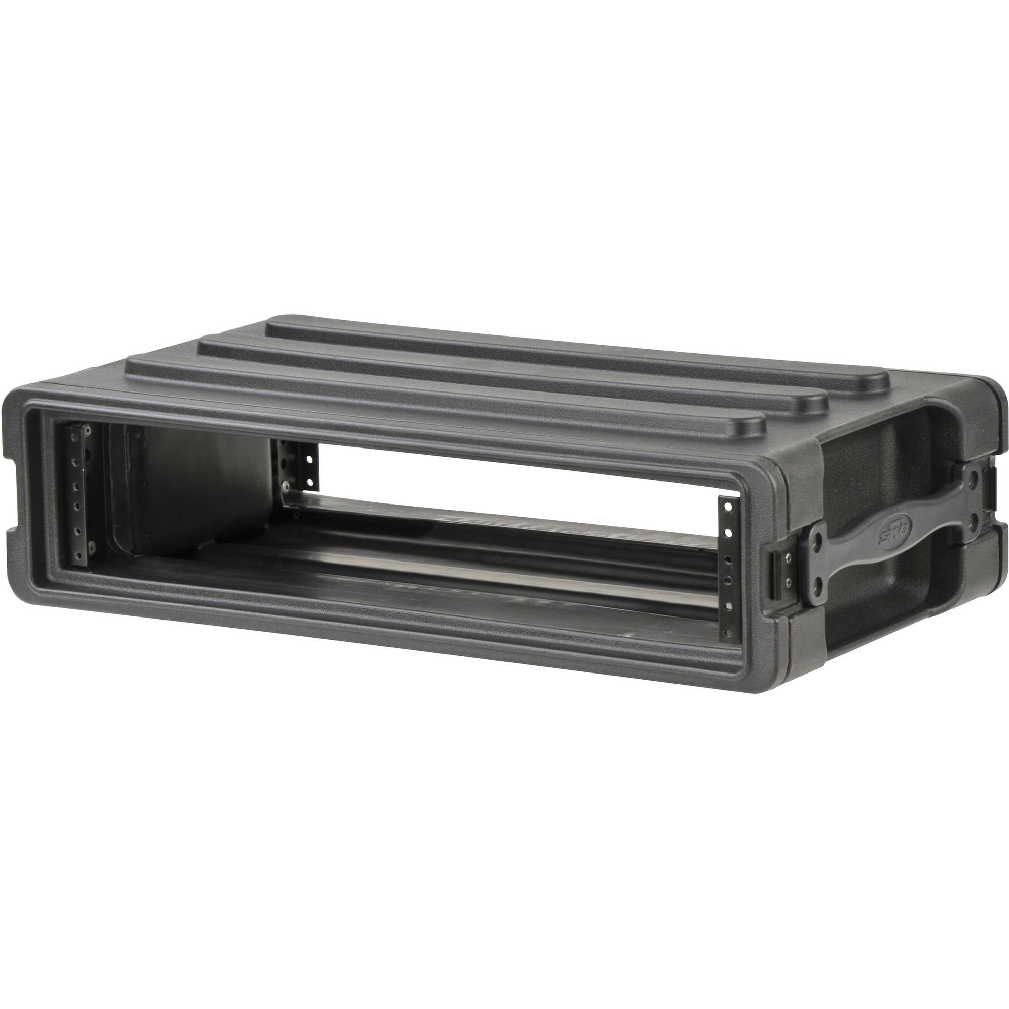 SKB 1SKB-R2S Roto-Molded Shallow Rack Case with Steel Rails (2U)