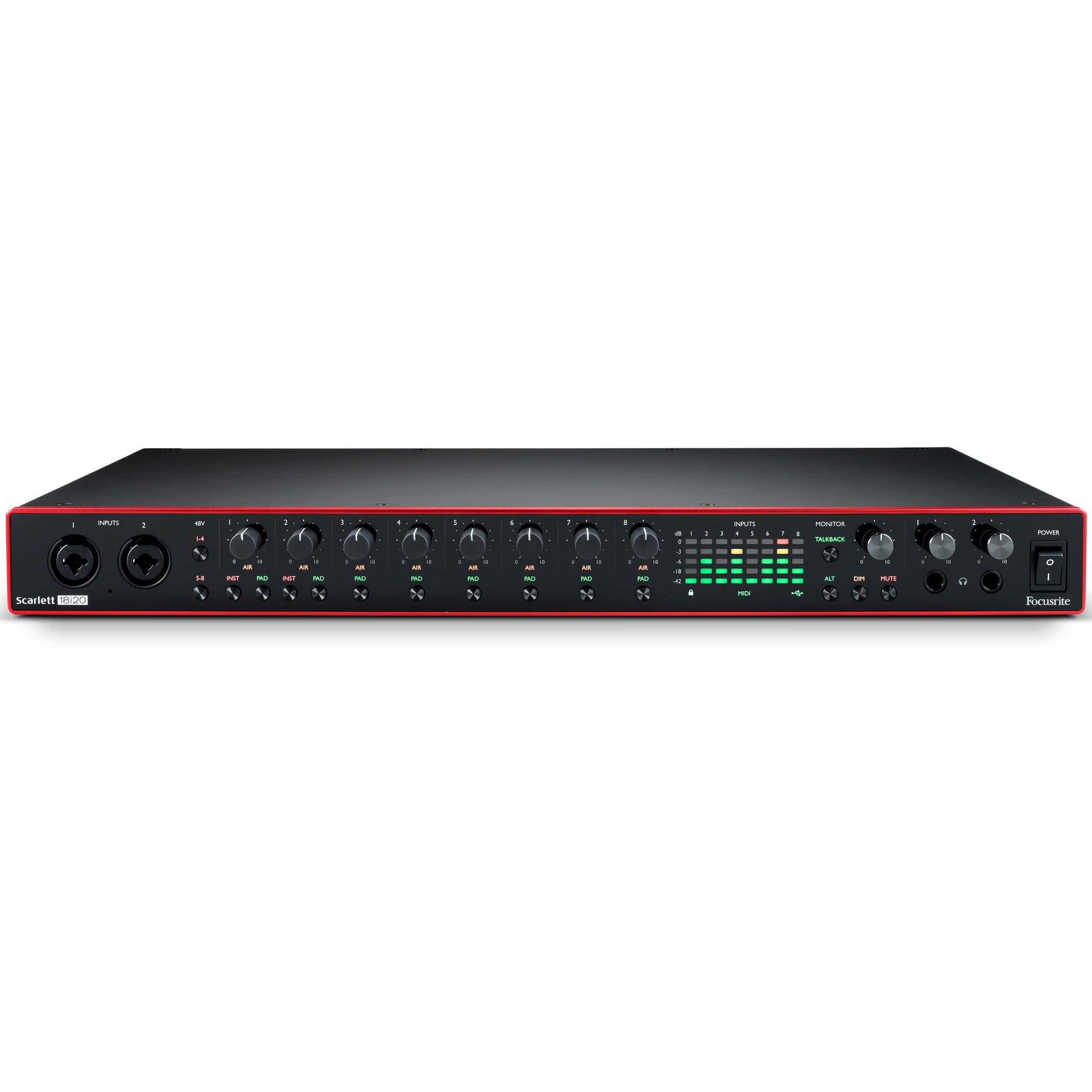 Focusrite Scarlett 18i20 18x20 USB Audio Interface (3rd Generation)