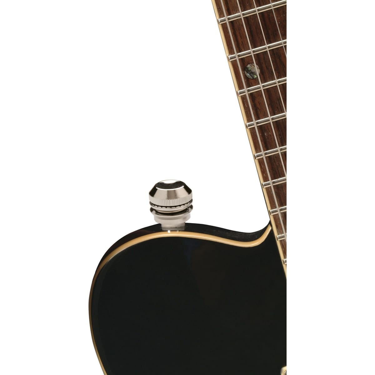 On-Stage NSL7200B Solid Brass Strap Lock (Black)