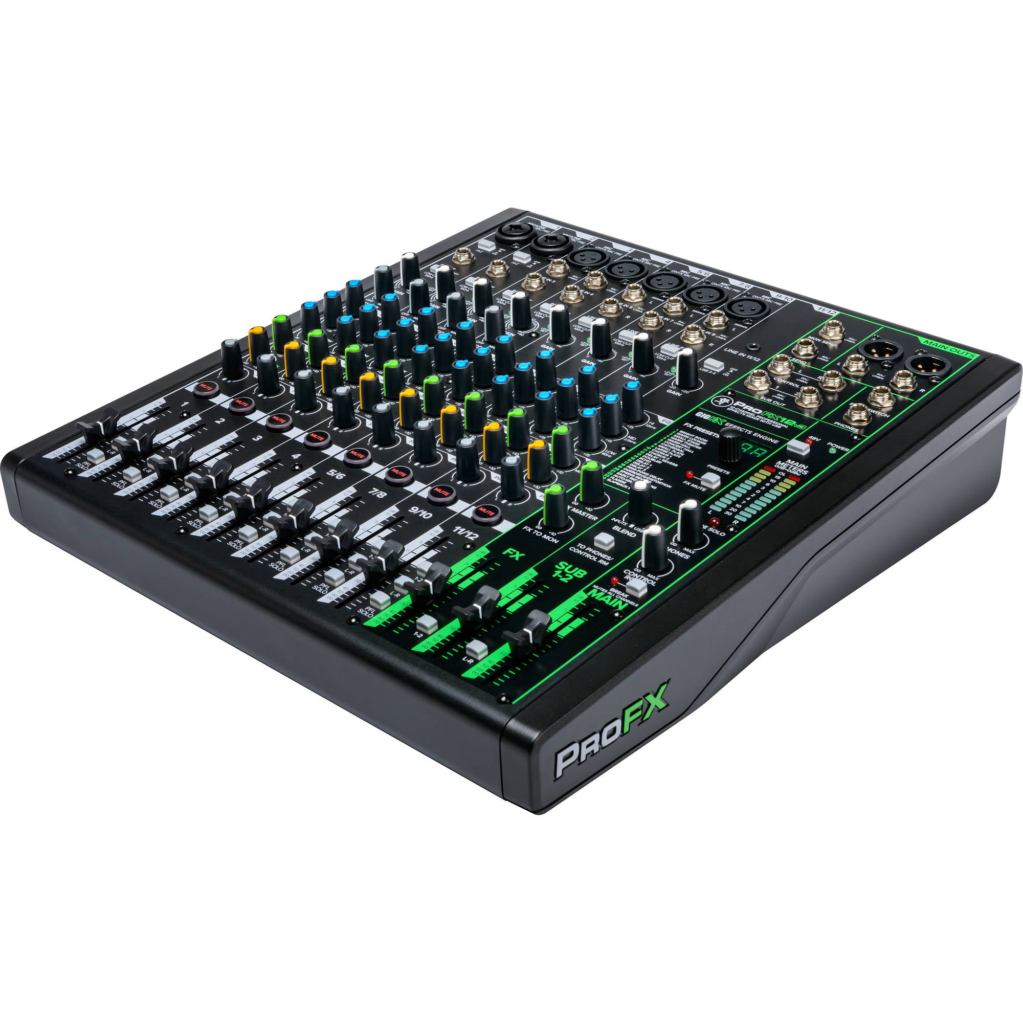 Mackie ProFX12v3 12-Channel Professional Effects Mixer with USB