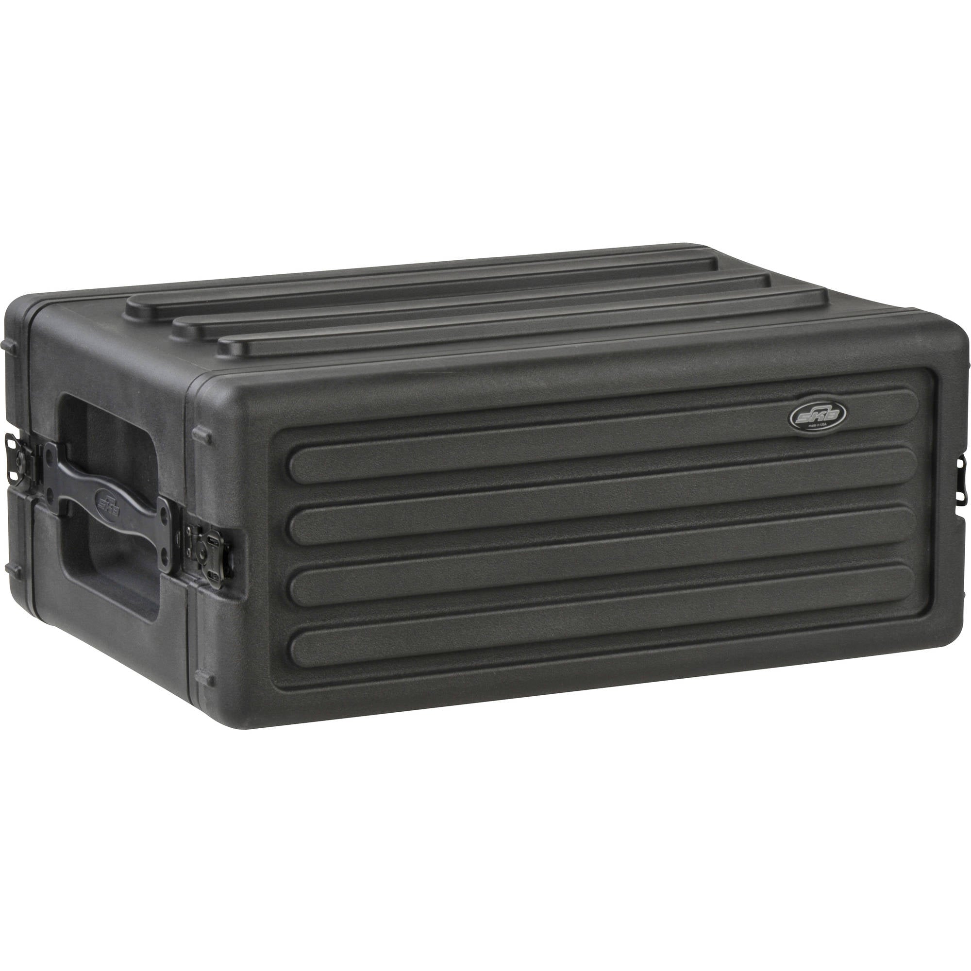 SKB 1SKB-R4S Roto-Molded Shallow Rack Case with Steel Rails (4U)