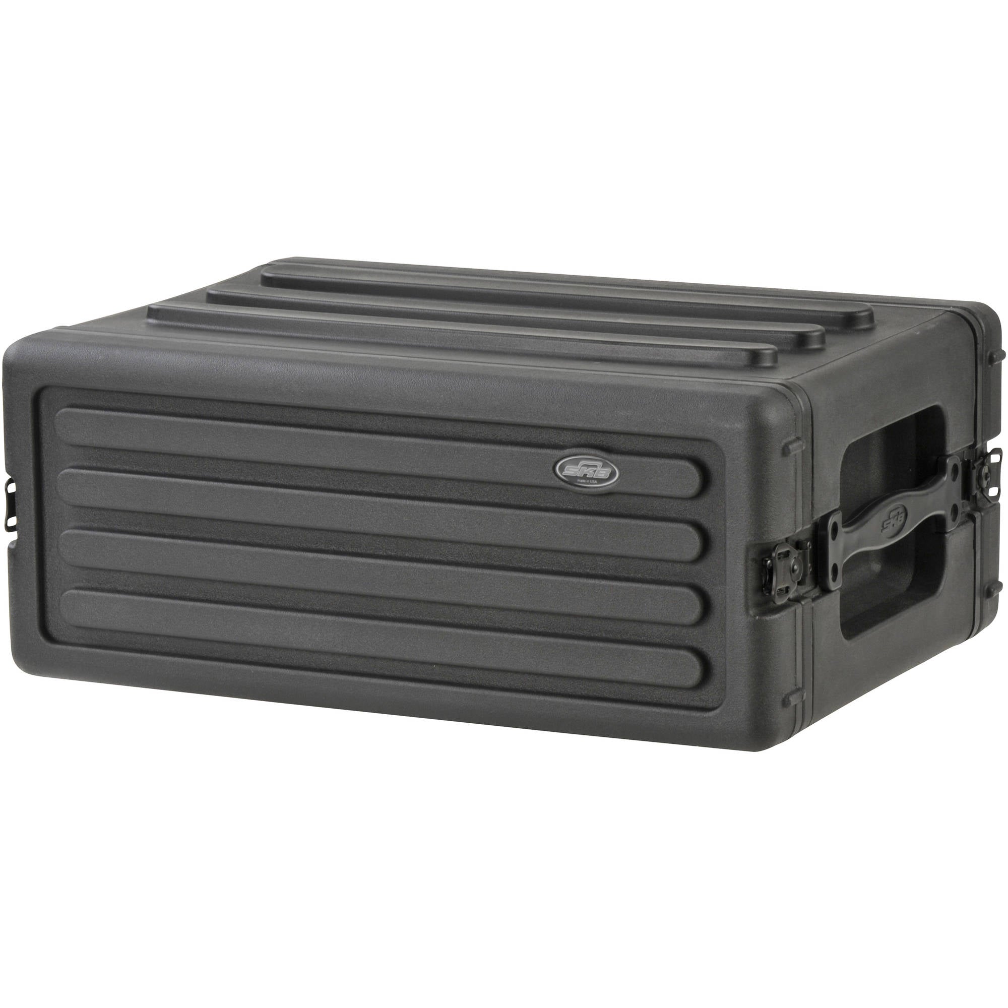 SKB 1SKB-R4S Roto-Molded Shallow Rack Case with Steel Rails (4U)