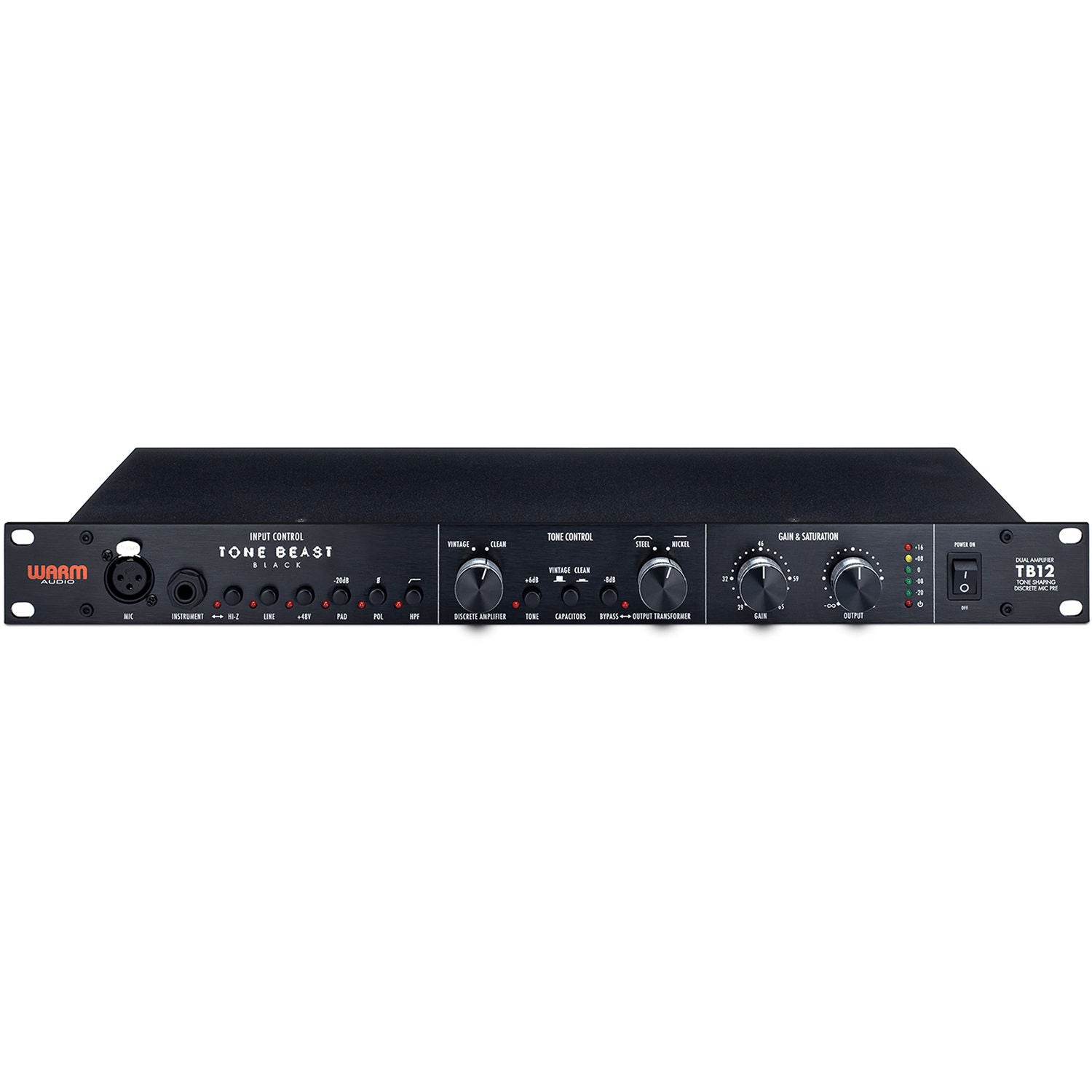 Warm Audio TB12B Tone Beast Microphone Preamp (Black)