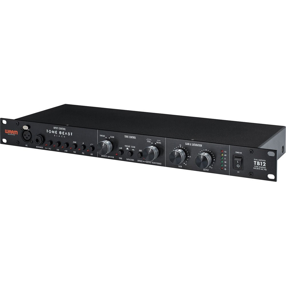 Warm Audio TB12B Tone Beast Microphone Preamp (Black)