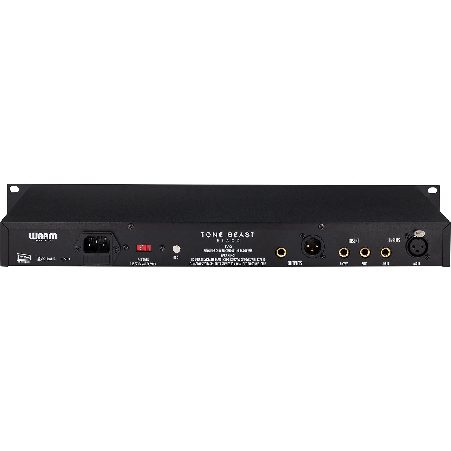 Warm Audio TB12B Tone Beast Microphone Preamp (Black)