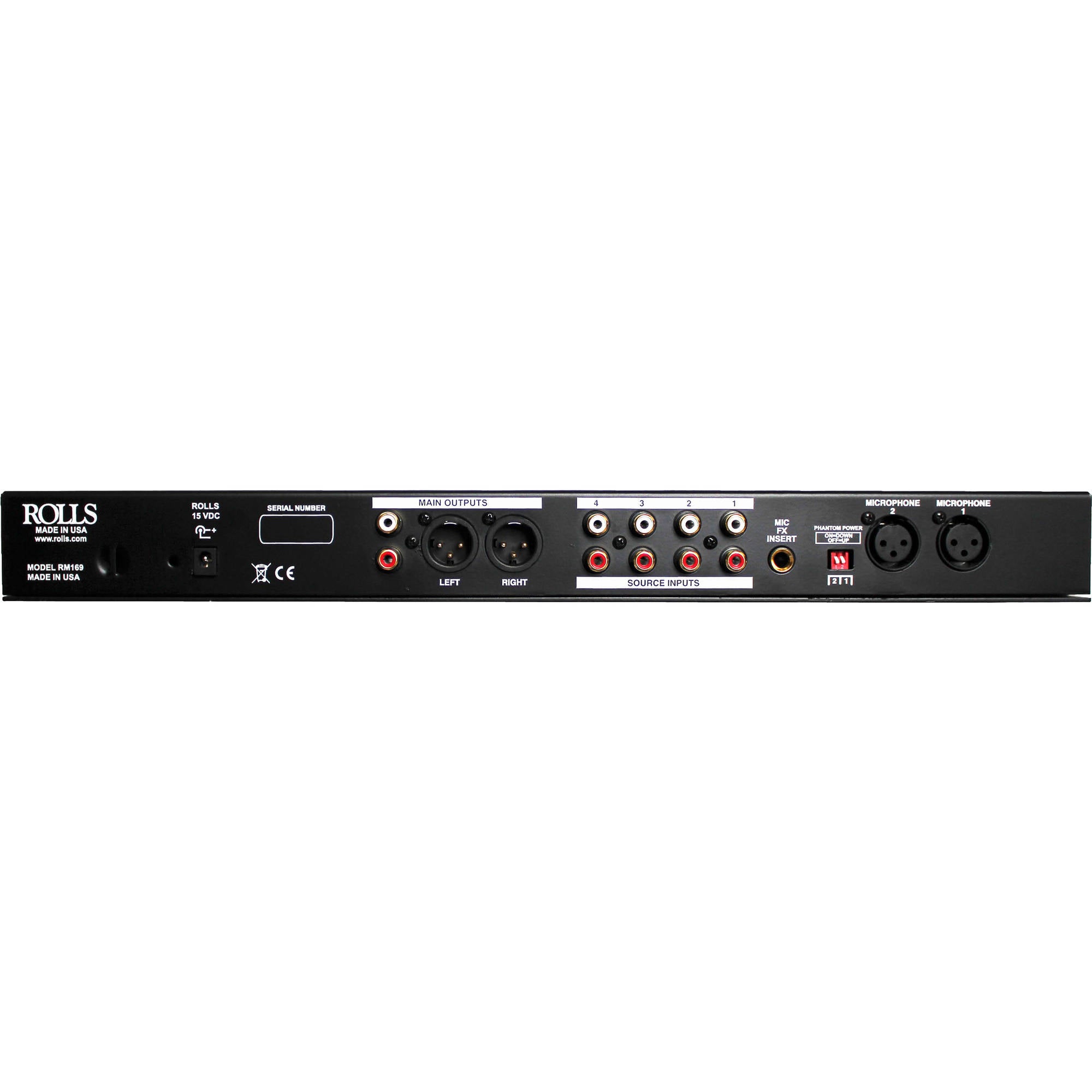 Rolls RM169 Professional Bluetooth Audio Mixer