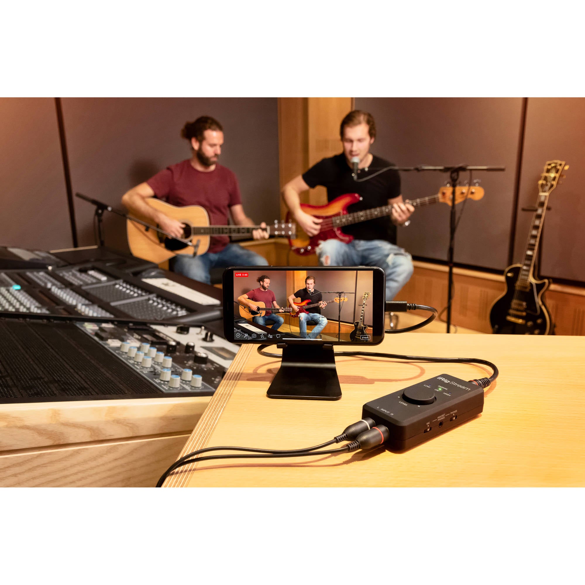 IK Multimedia iRig Stream Ultracompact 2x2 Audio Interface for Computers, Smartphones, and Tablets