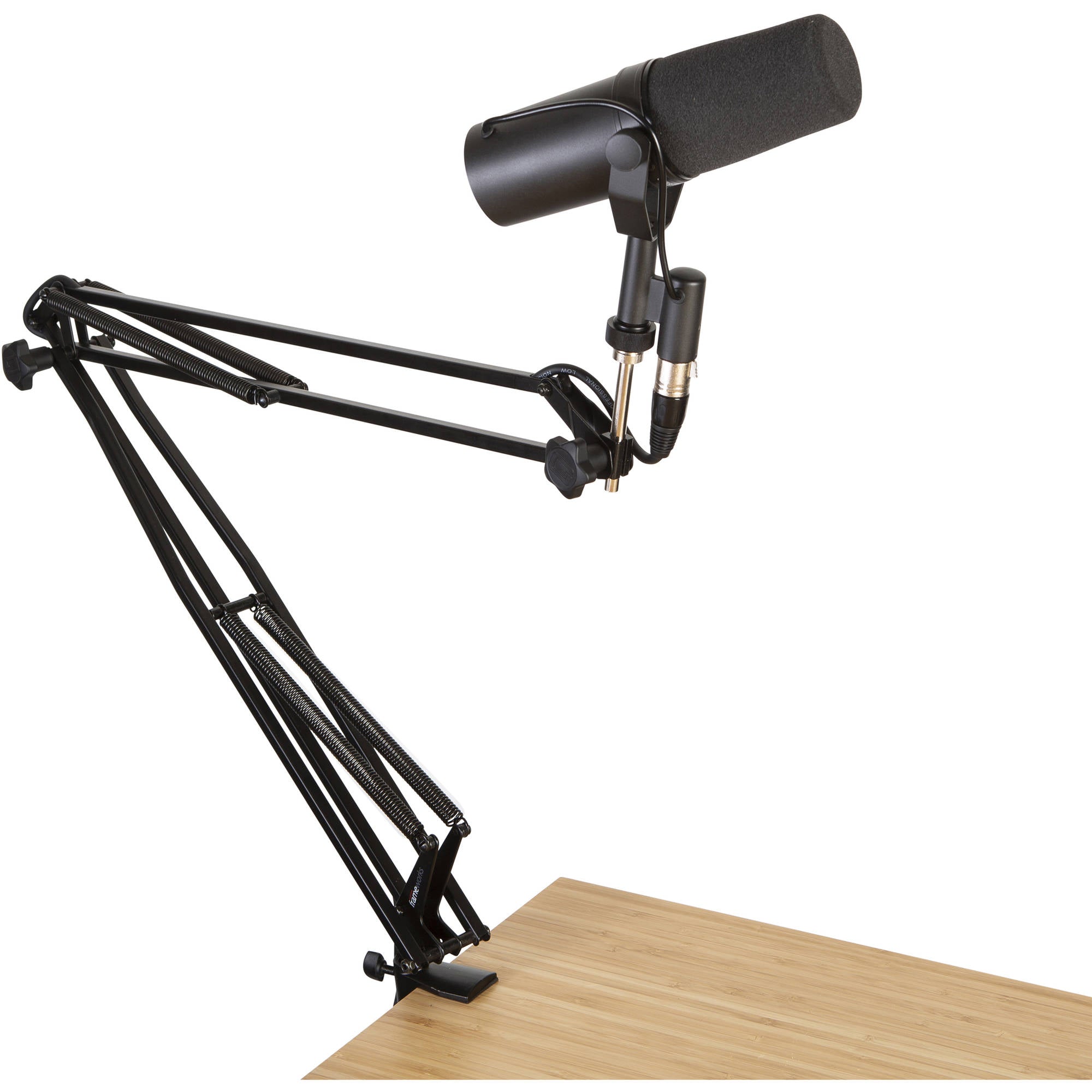 Gator Frameworks GFWMICBCBM1000 Desktop Broadcast/Podcast Boom Arm Mic Stand