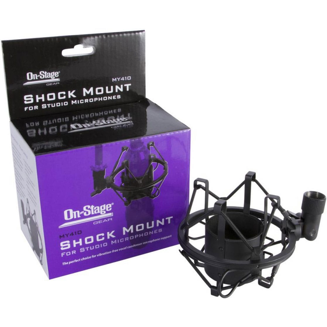 On-Stage MY410 Studio Microphone Shock Mount (Black)