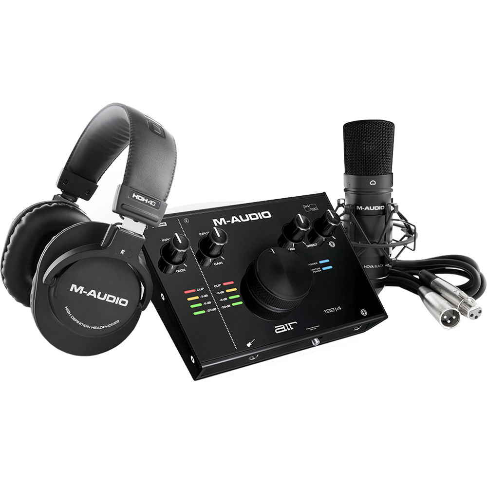 M-Audio AIR 192|4 Vocal Studio Pro Desktop 2x2 USB Type-C Audio Interface with Mic and Headphones