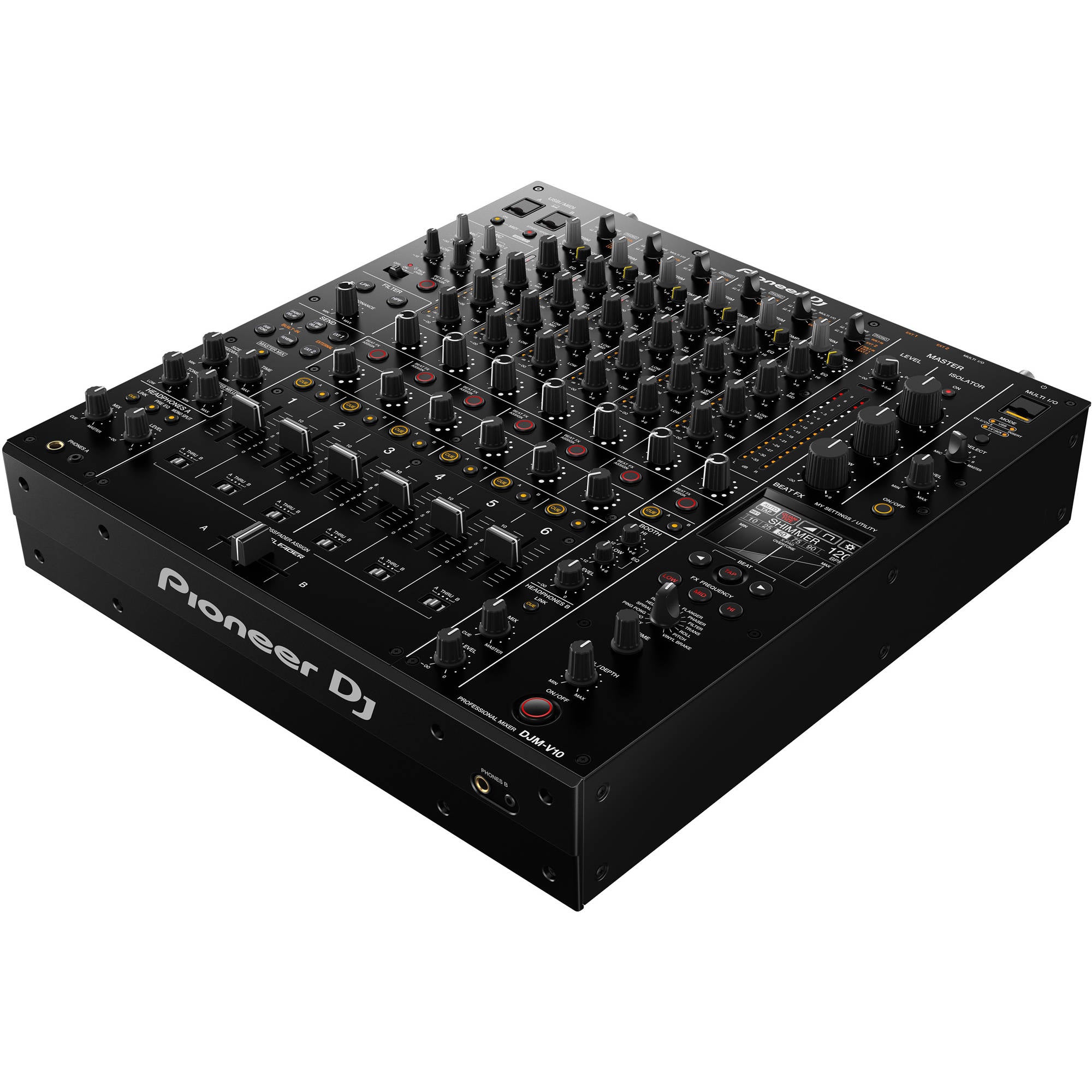 Pioneer DJ DJM-V10 6-Channel Professional DJ Mixer (Black)