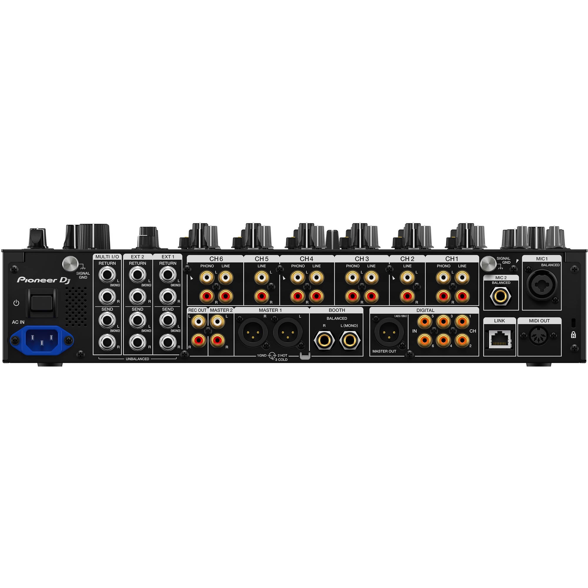 Pioneer DJ DJM-V10 6-Channel Professional DJ Mixer (Black)