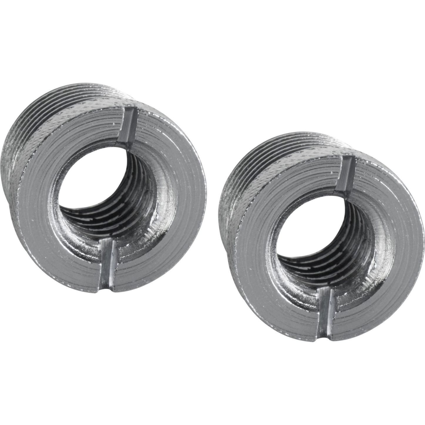 On-Stage MA-300 5/8" Male to 3/8" Female Mic Screw Adapters with Flange (2 Pack)