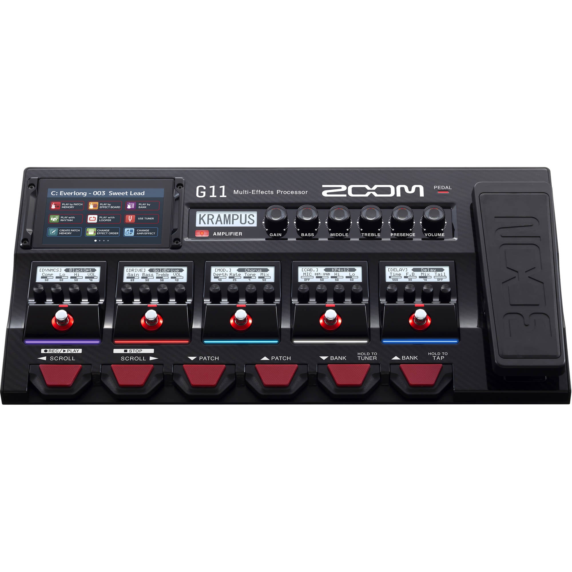 Zoom G11 Multi-Effects Processor for Electric Guitar