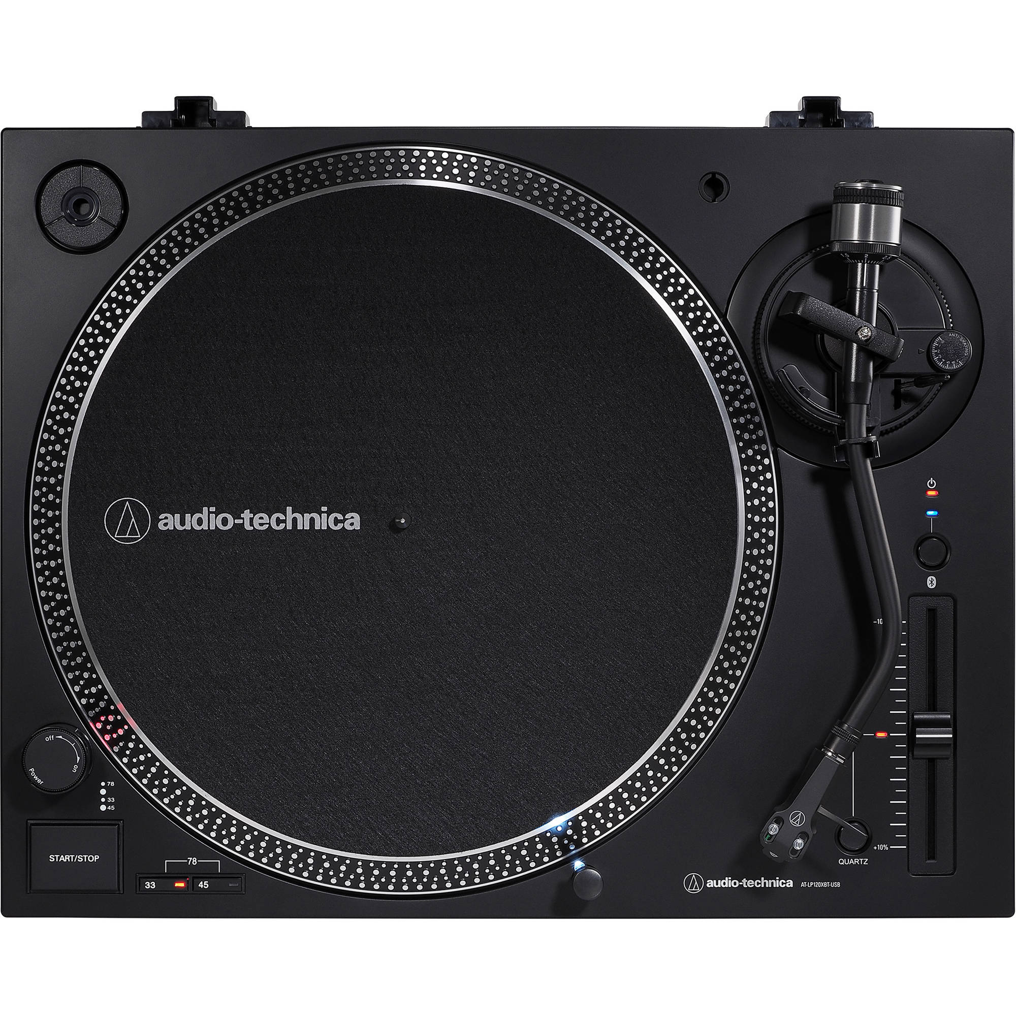 Audio-Technica AT-LP120XBT-USB Stereo Turntable with USB and Bluetooth (Black)