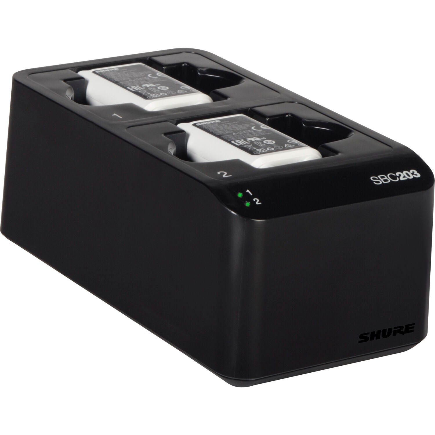 Shure SBC203 Dual-Docking Recharging Station for SB903 Batteries & SLX-D Transmitters