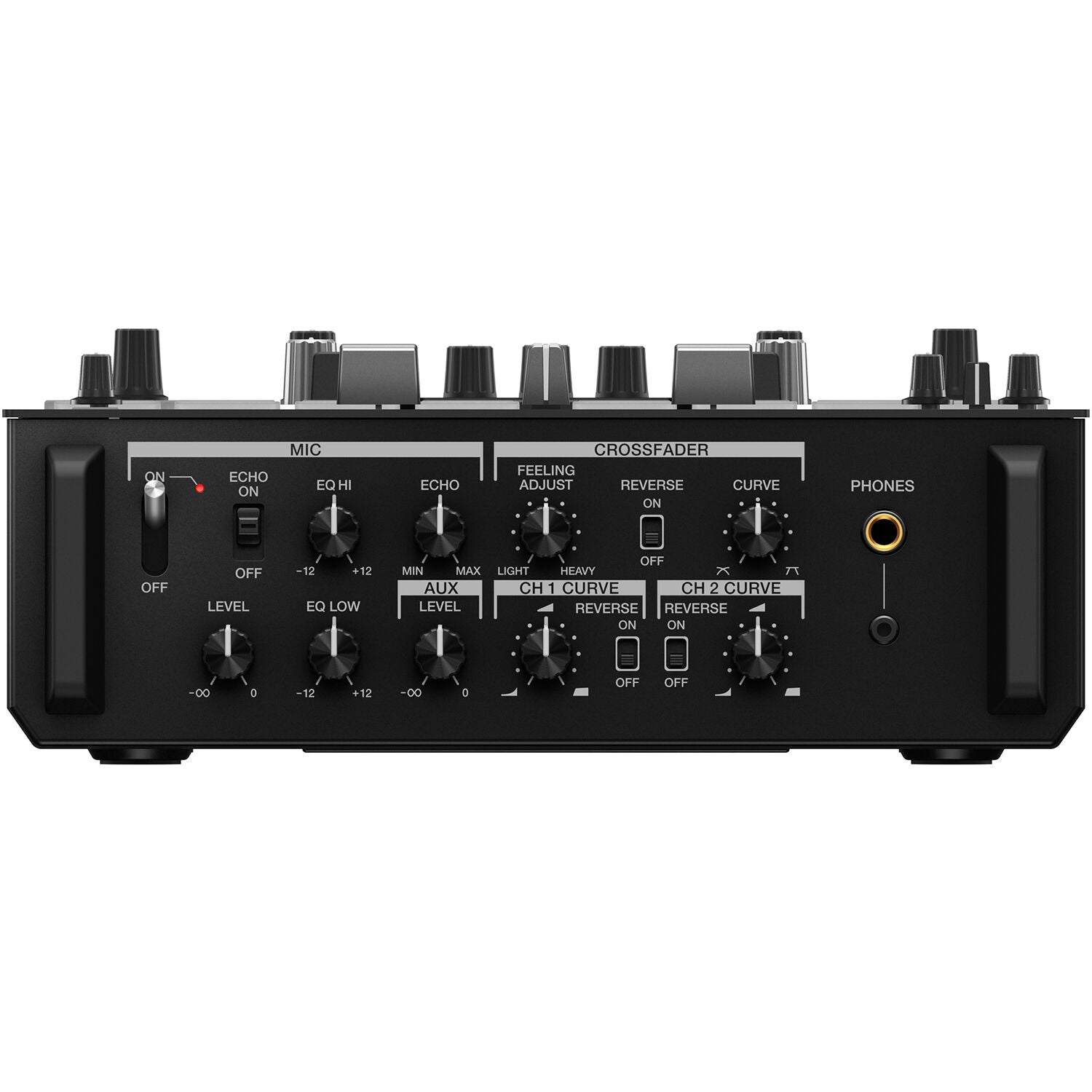 Pioneer DJ DJM-S11 Professional 2-Channel Battle Mixer for Serato DJ Pro / rekordbox (Black)